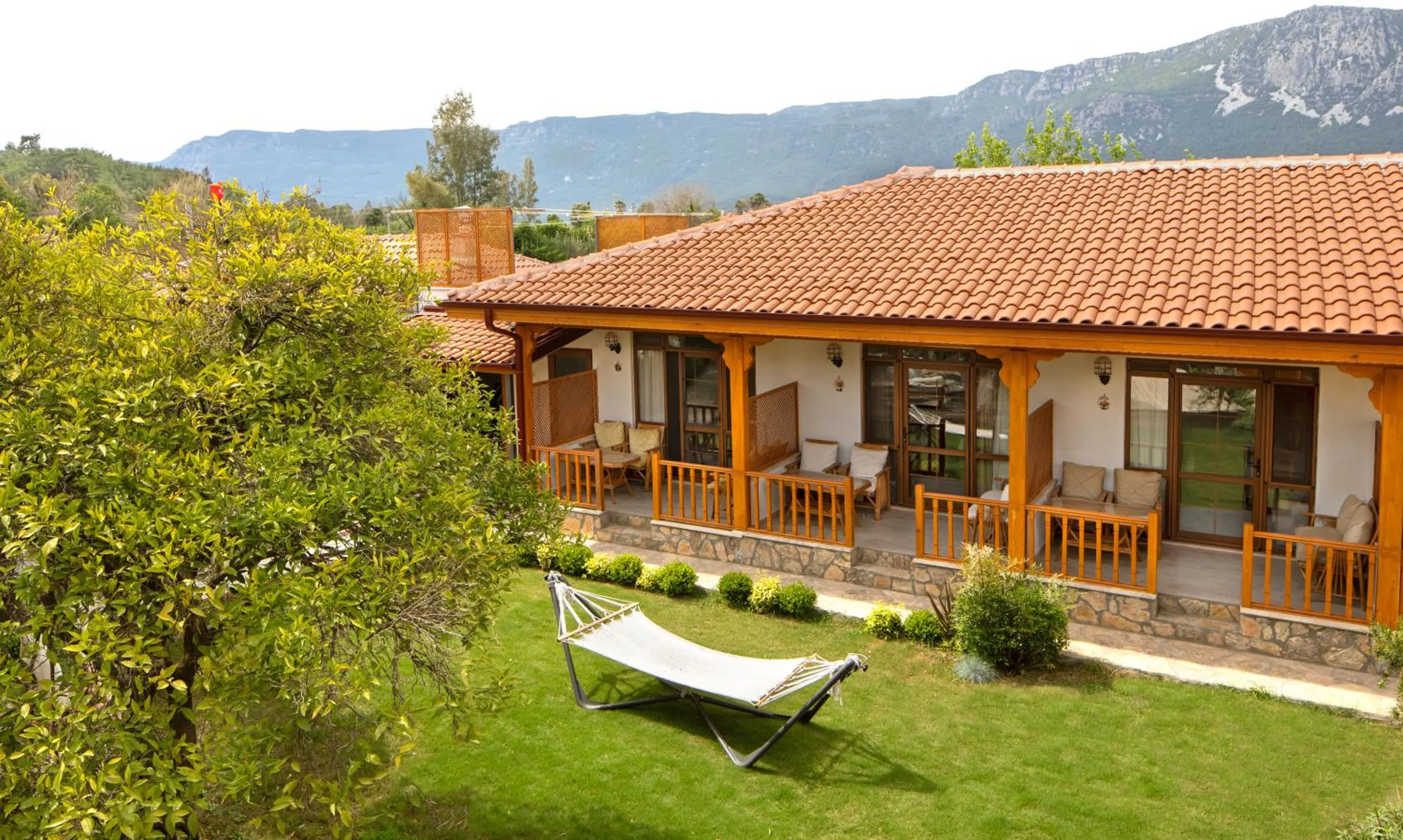 Property building in Orange Garden Hotel Akyaka