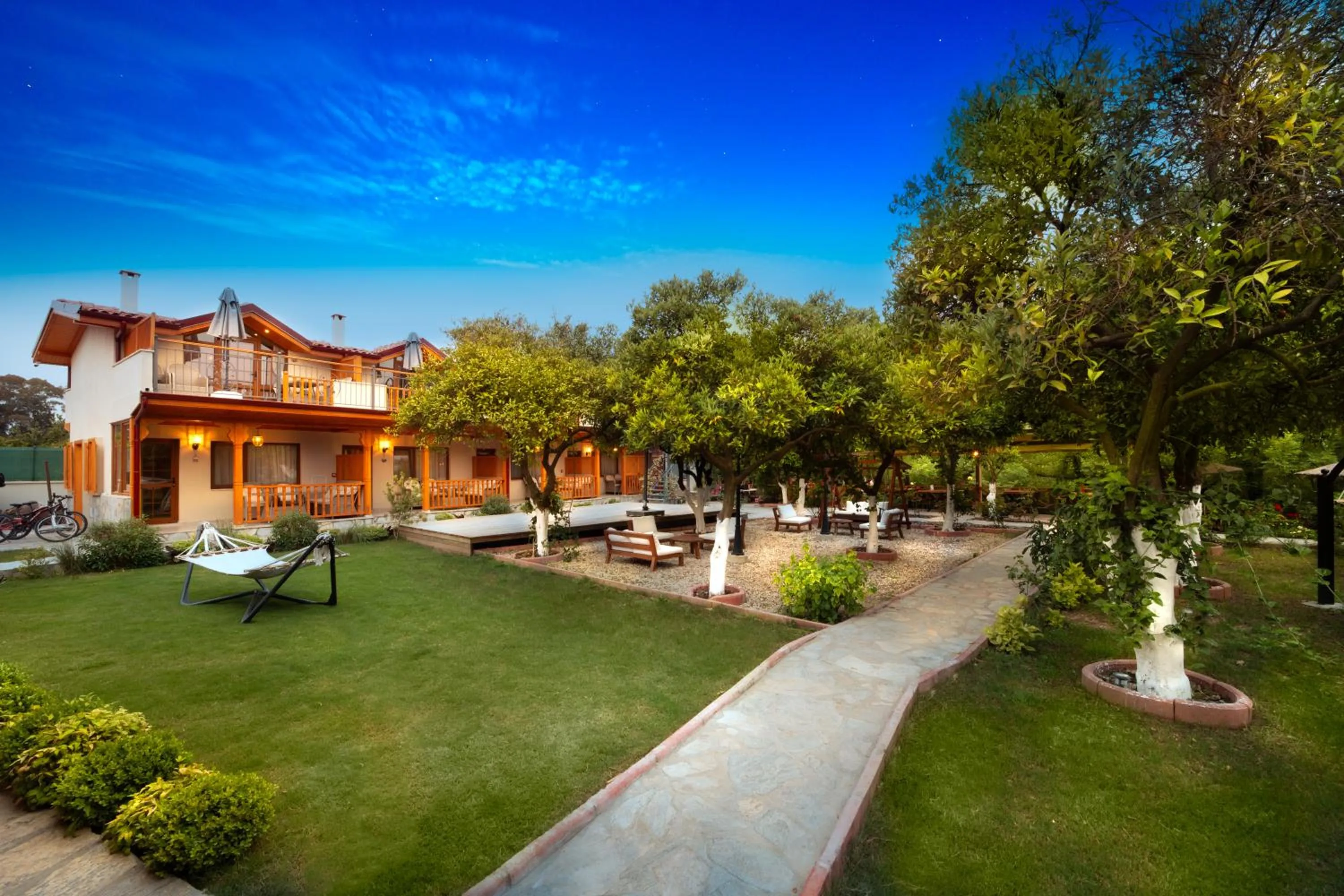 Property building in Orange Garden Hotel Akyaka