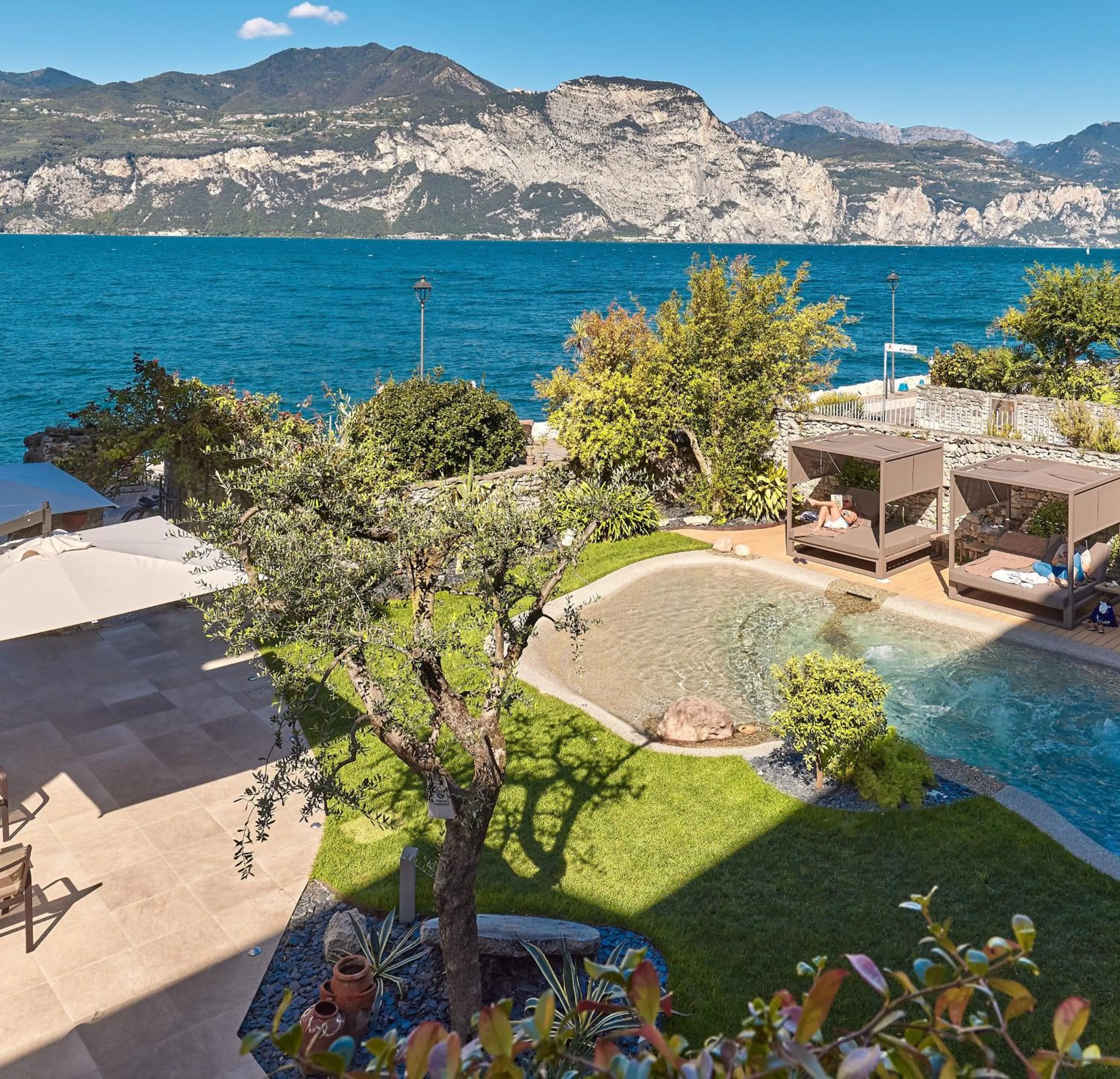 Lake view in Lake Front Hotel Brenzone