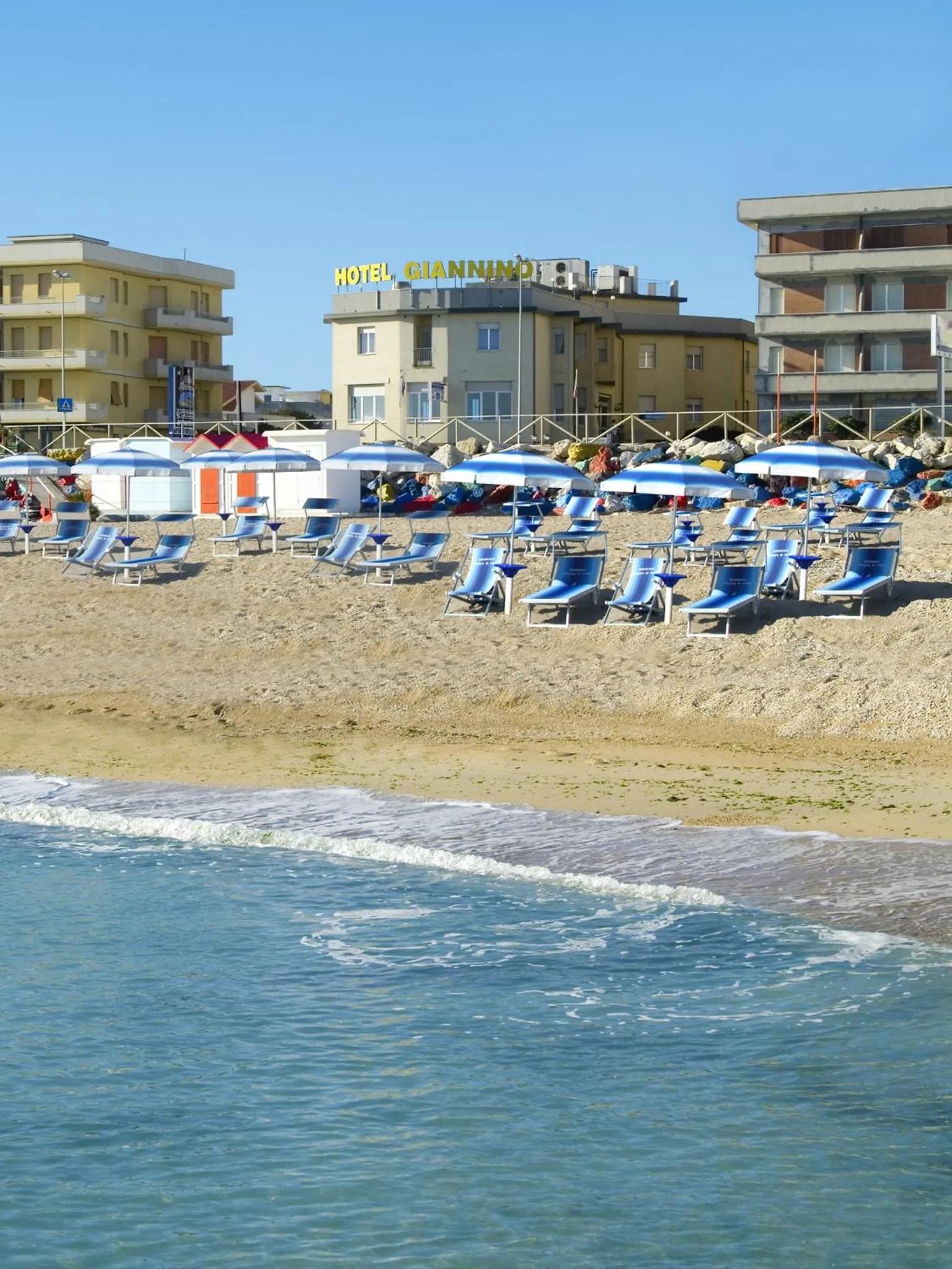 Beach in Hotel Giannino