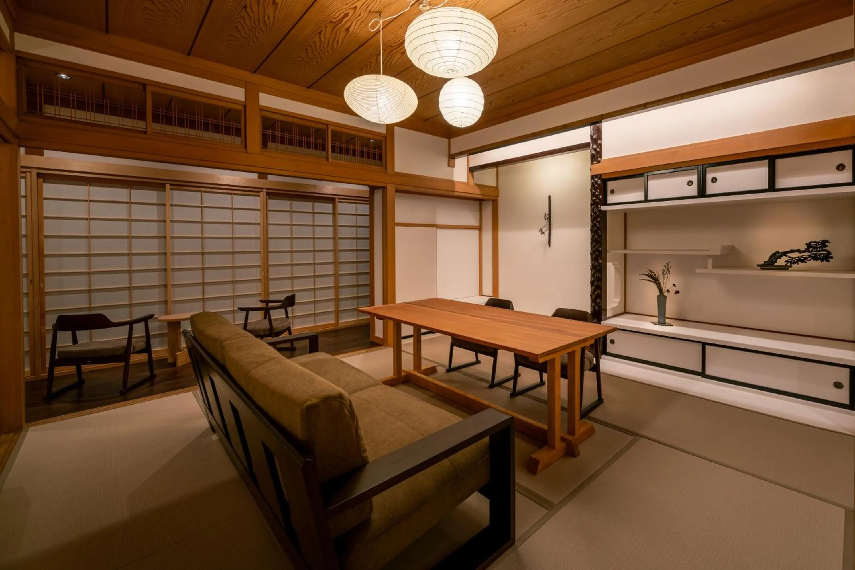 Living room in BYAKU Narai