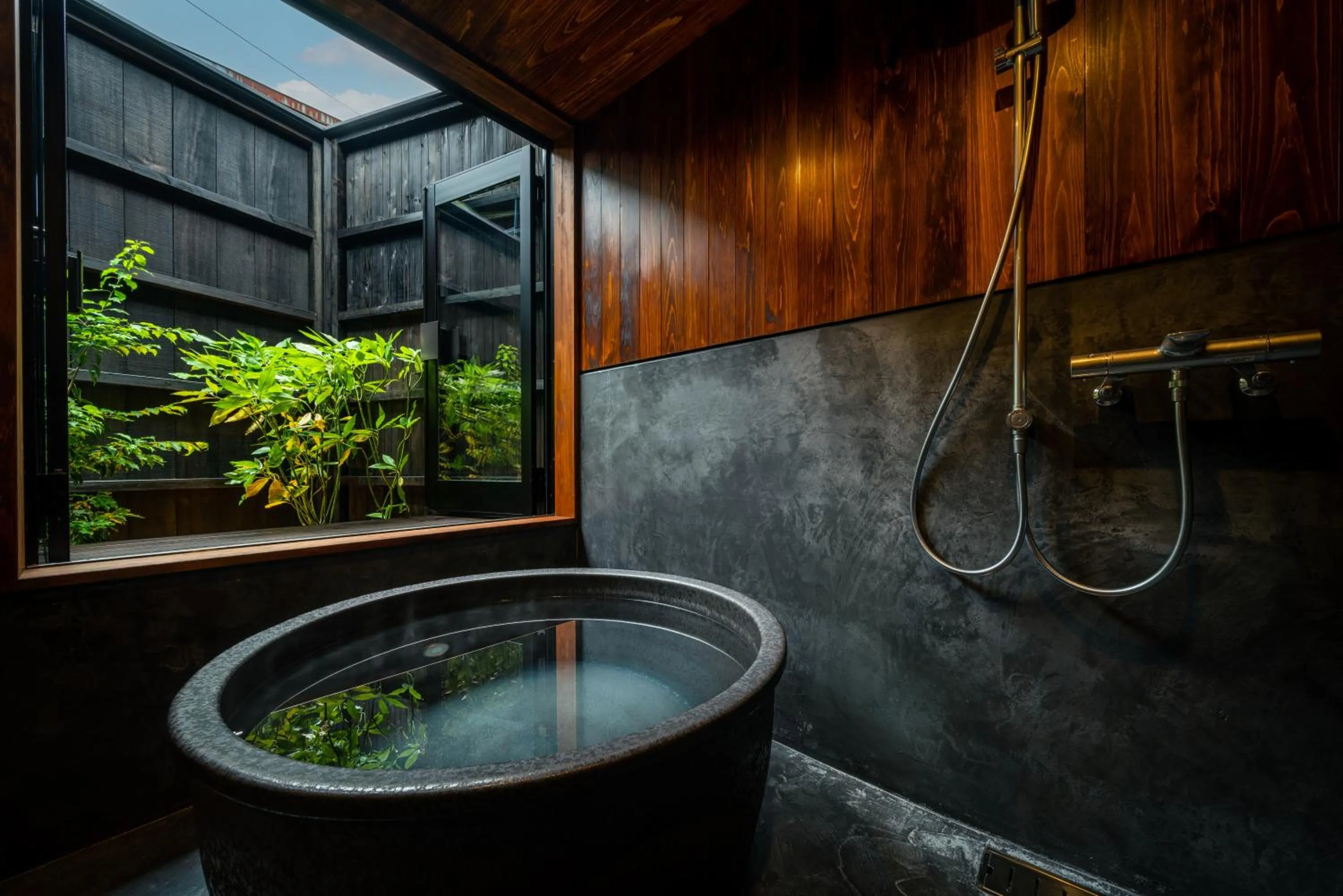 Open Air Bath in BYAKU Narai