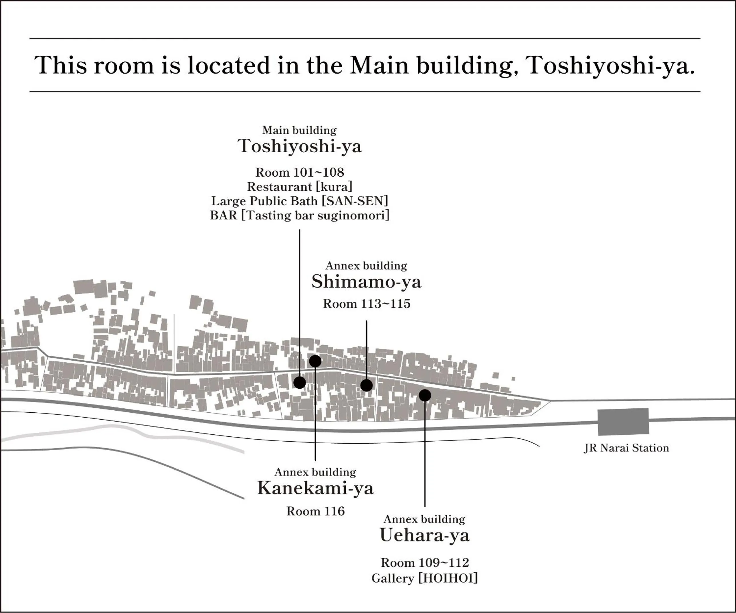 Floor plan in BYAKU Narai