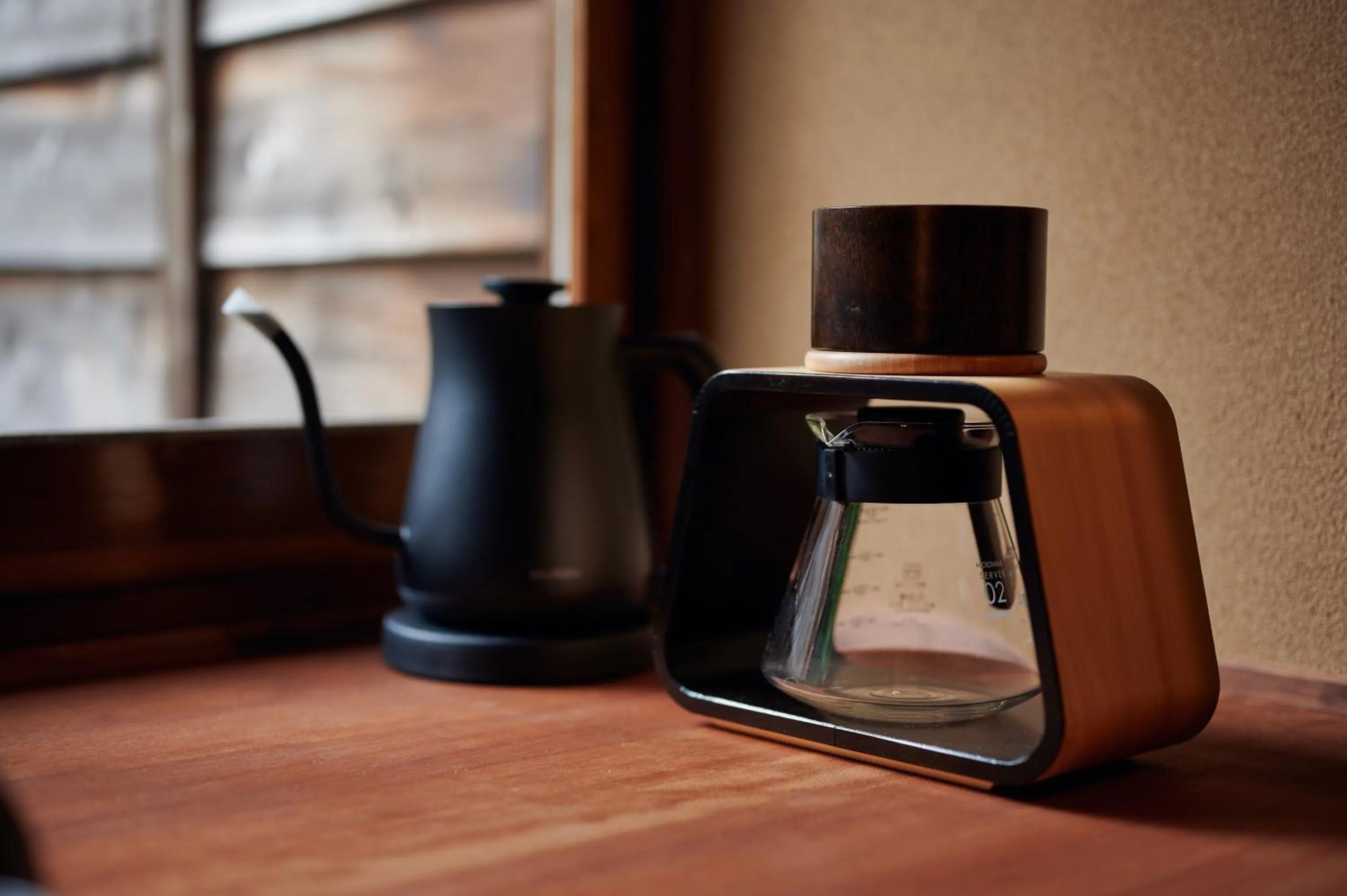 Coffee/tea facilities in BYAKU Narai