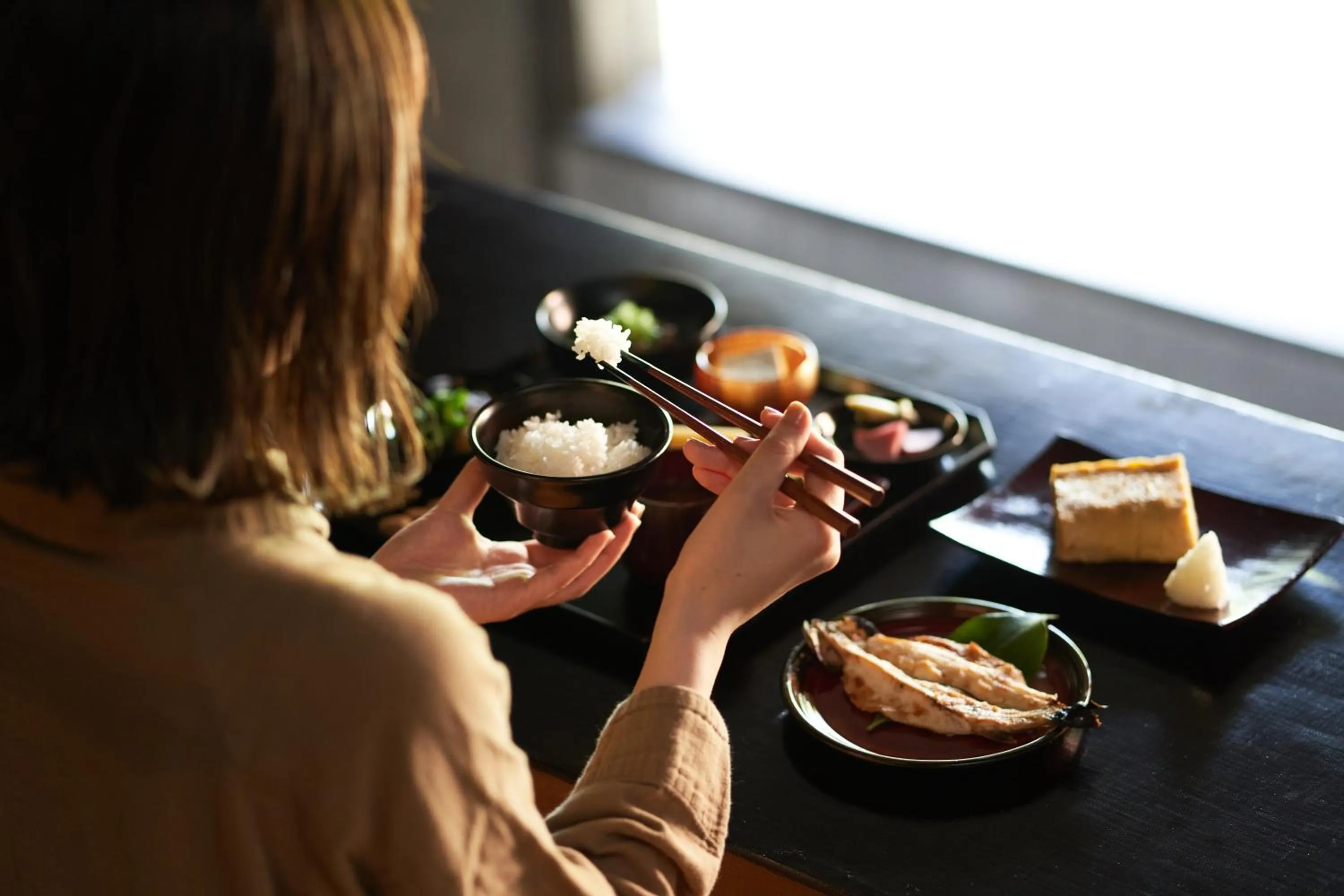 Breakfast in BYAKU Narai