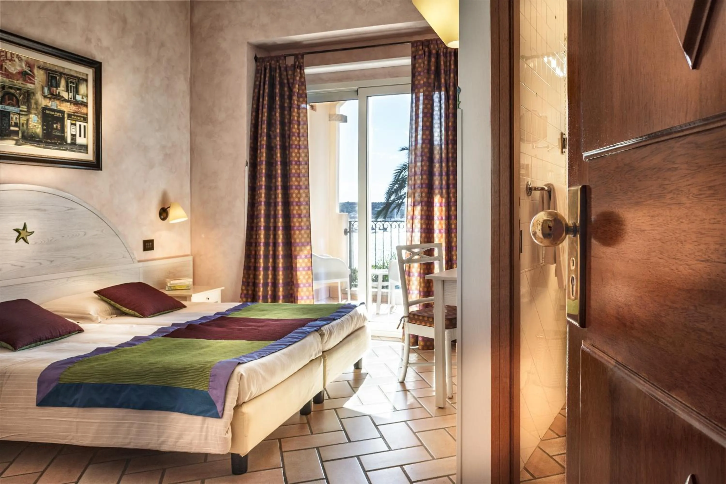 Bedroom, Bed in Hotel Stella Maris