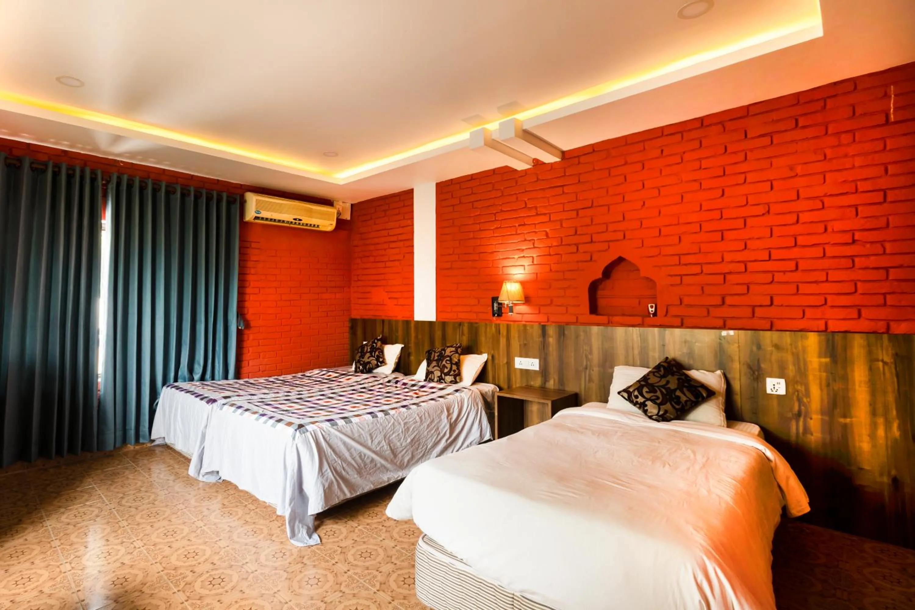 Bed in Hotel Parkside