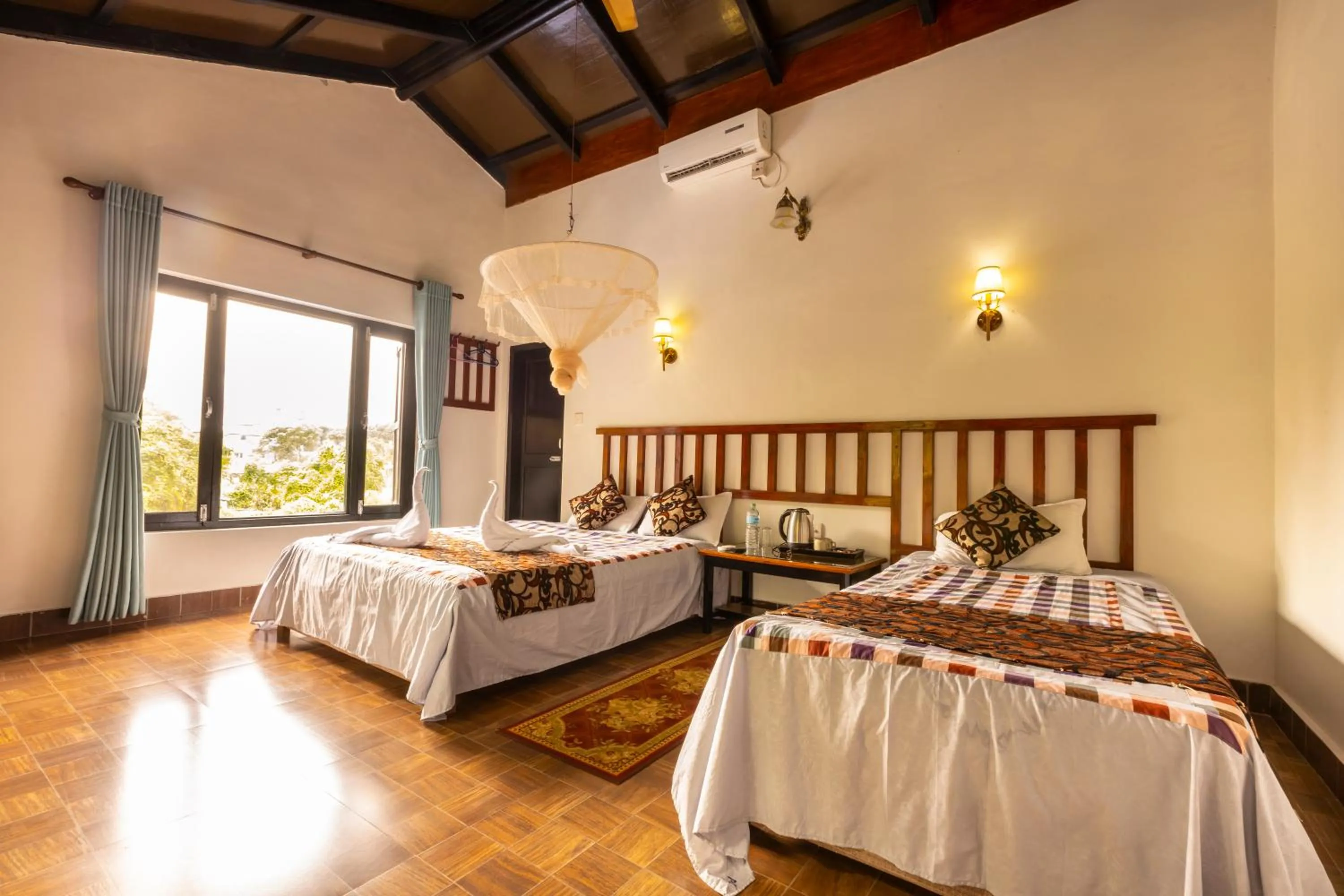 Bed in Hotel Parkside