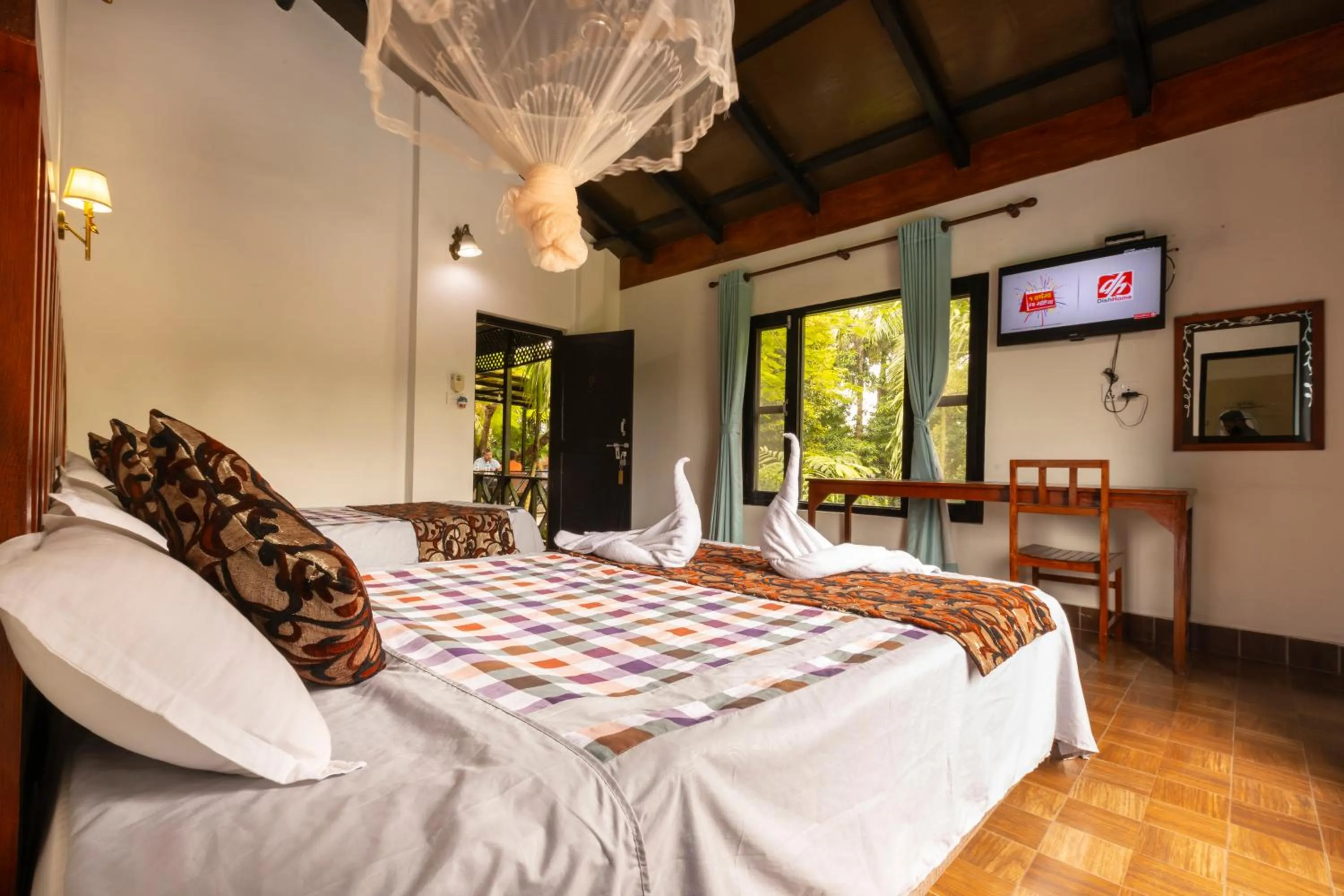 Bed in Hotel Parkside