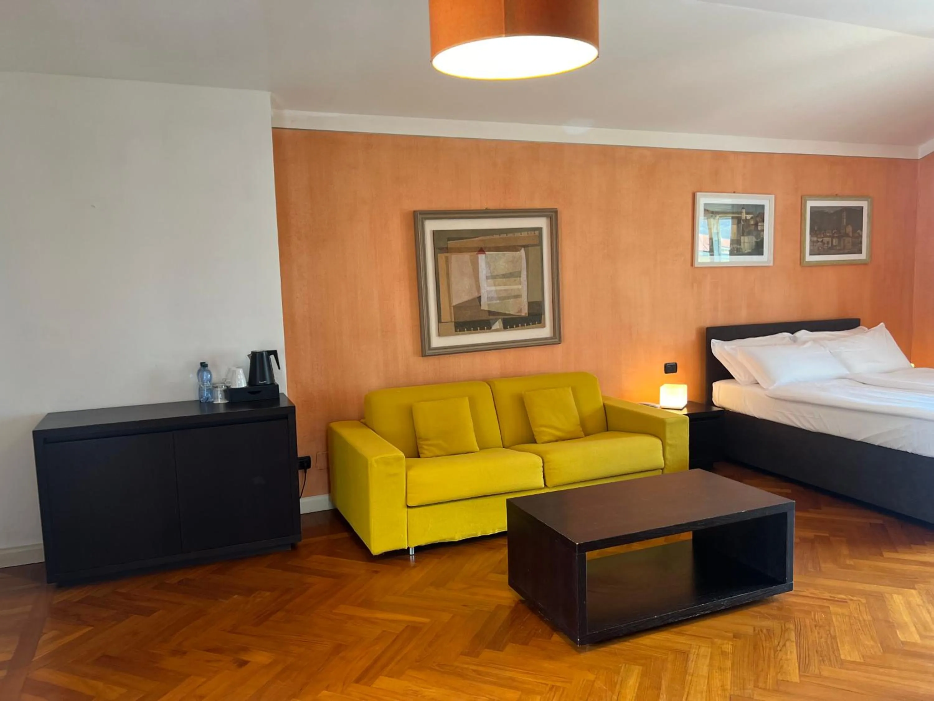 furniture, Bed in Aquazzurra Resort & Aparthotel