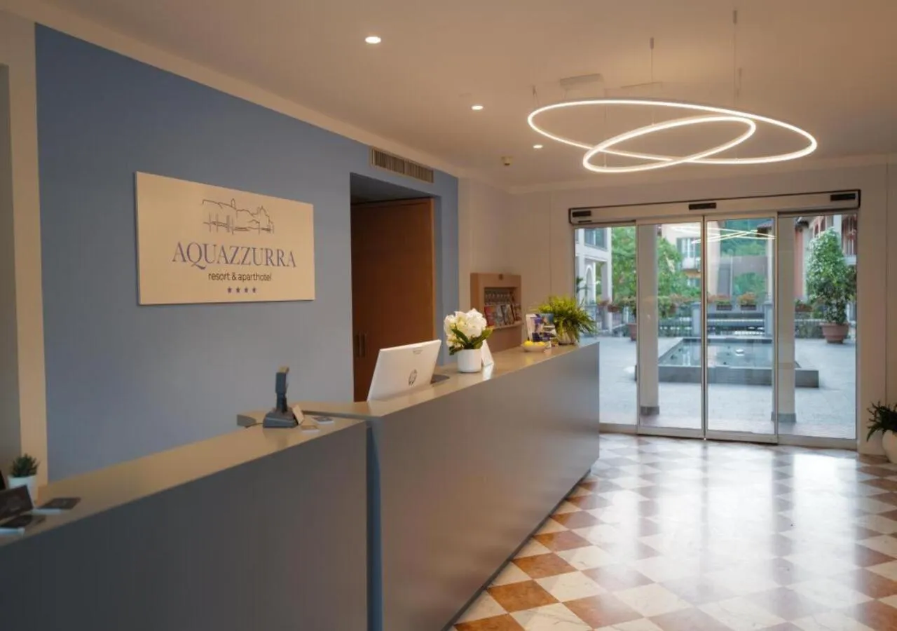 Lobby or reception in Aquazzurra Resort & Aparthotel