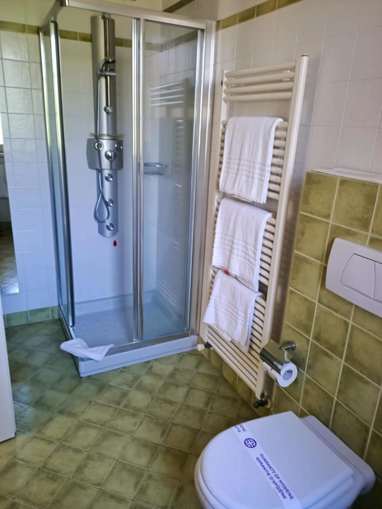 Shower in Aquazzurra Resort & Aparthotel