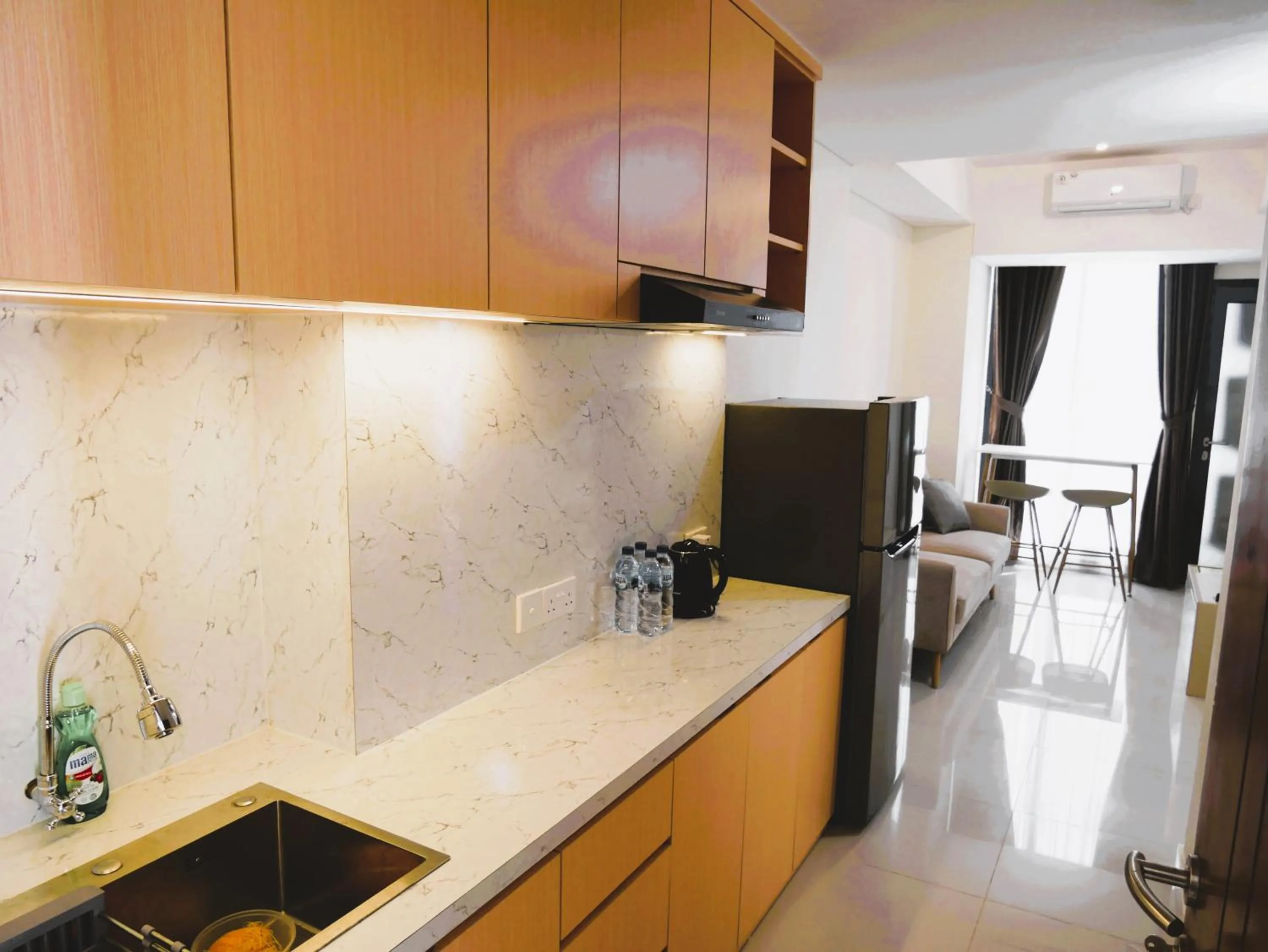 Kitchen or kitchenette in Meisterstadt Pollux Habibie