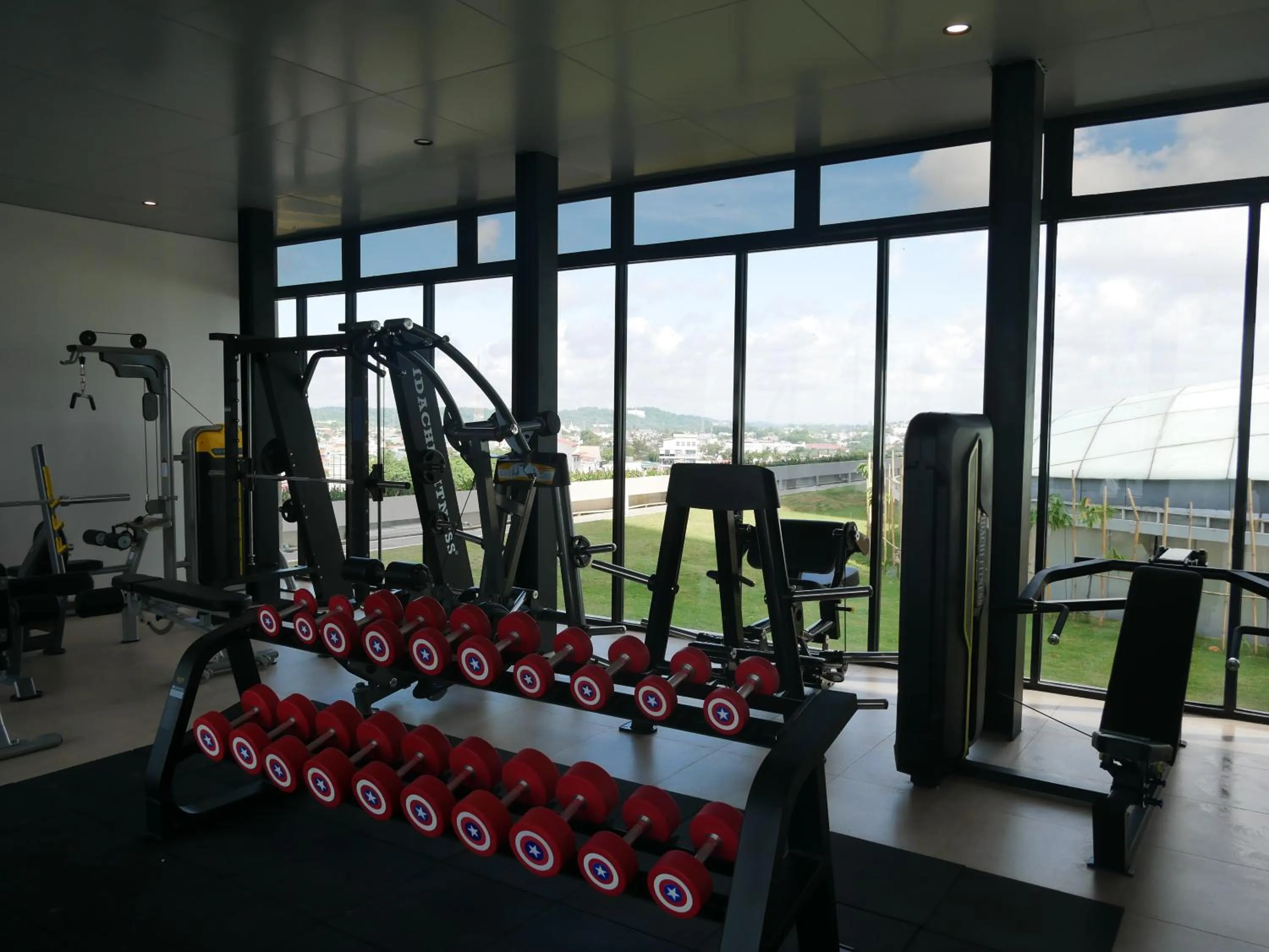 Fitness centre/facilities in Meisterstadt Pollux Habibie