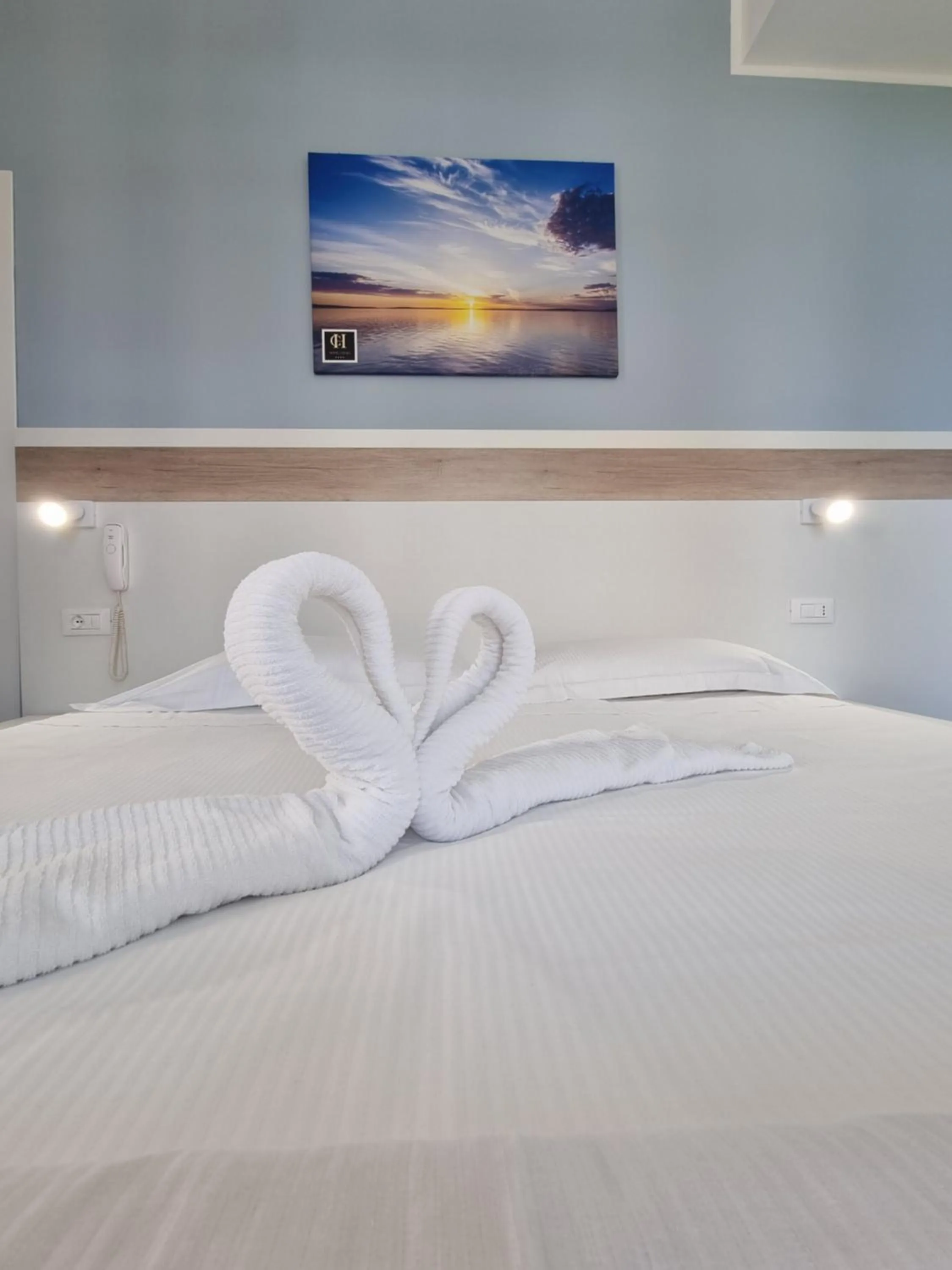 Bed in Hotel Canali - Le Cinque Terre