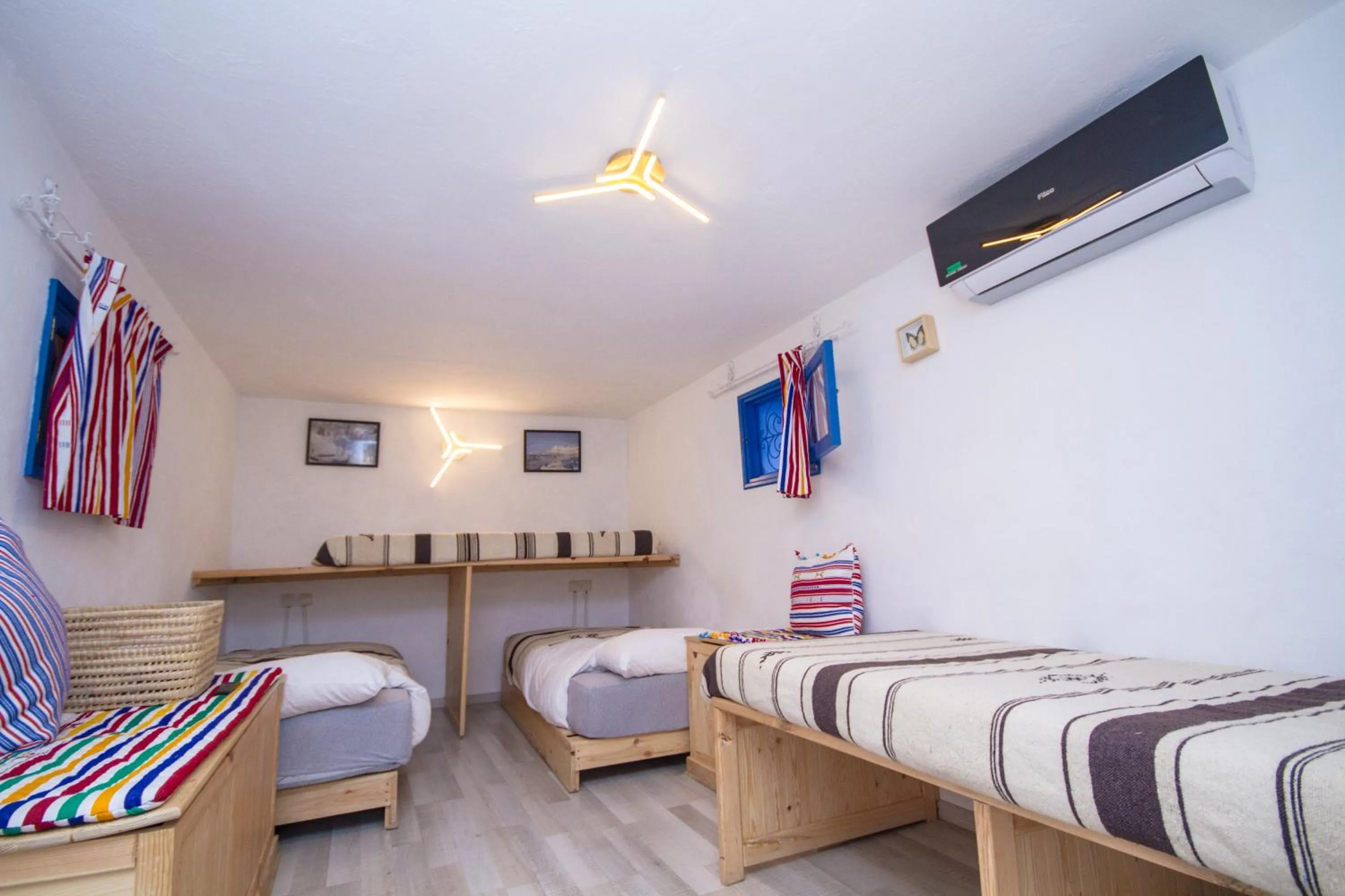 Bed in USHA Guest House