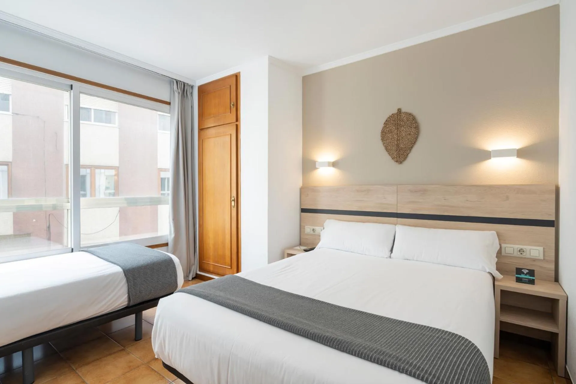 Bed in Hotel Alda Camiño Inglés