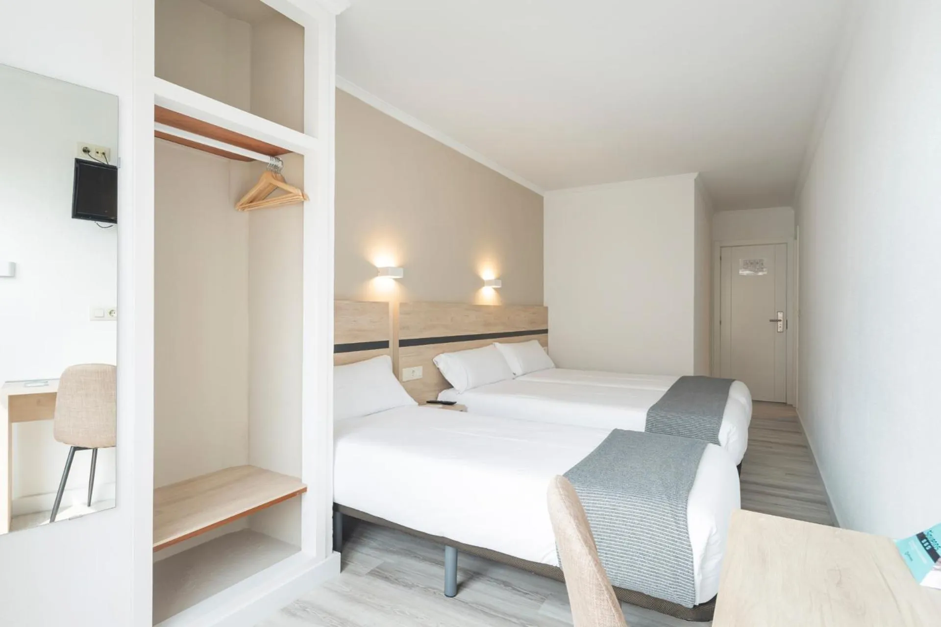 Bed in Hotel Alda Camiño Inglés