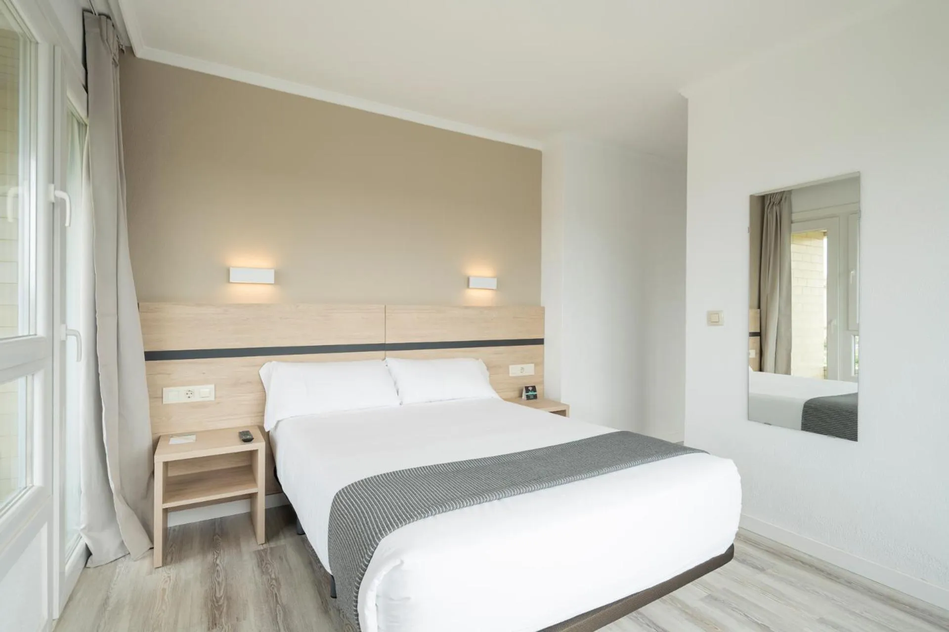 Bed in Hotel Alda Camiño Inglés