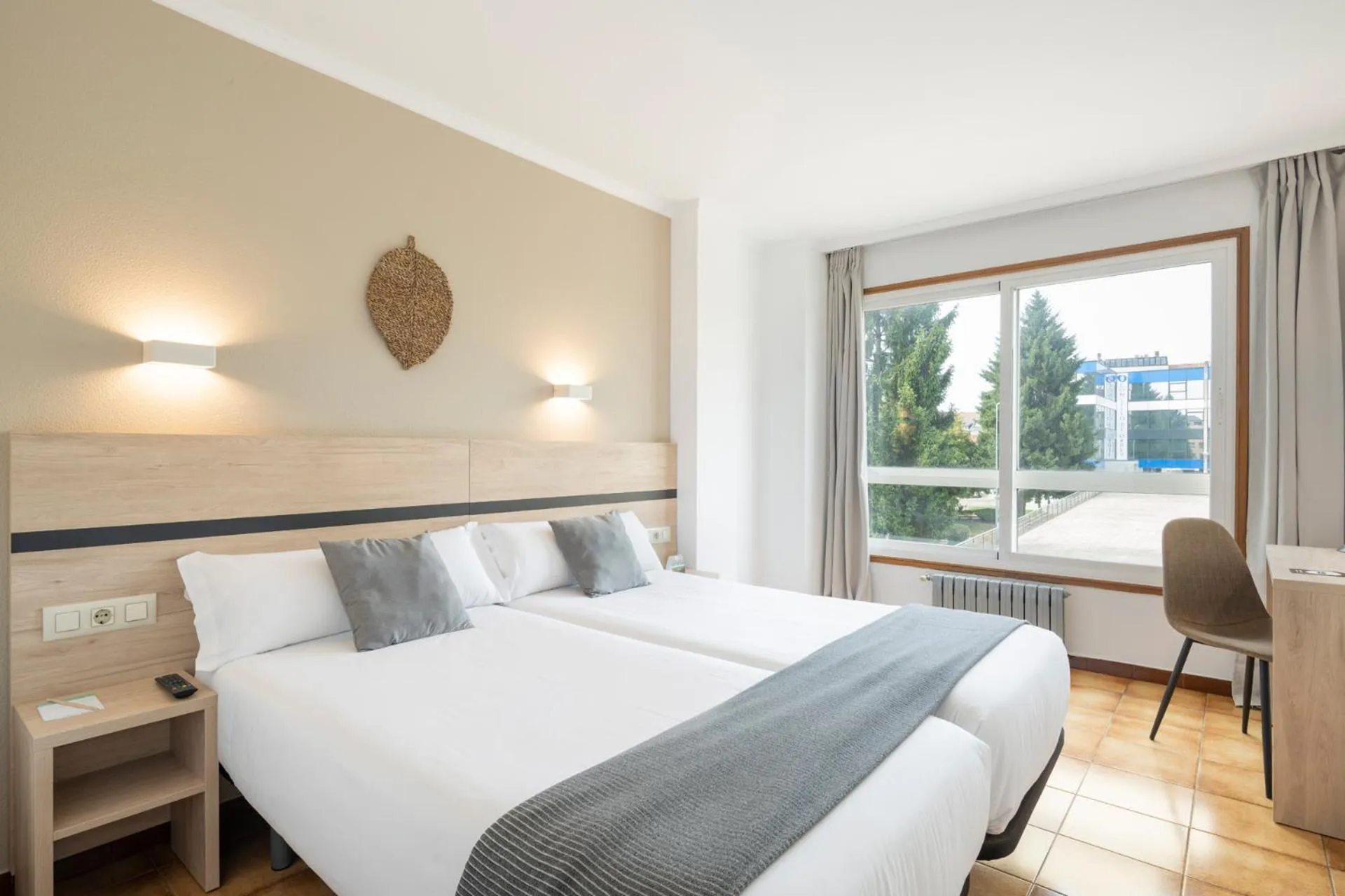 Bed in Hotel Alda Camiño Inglés