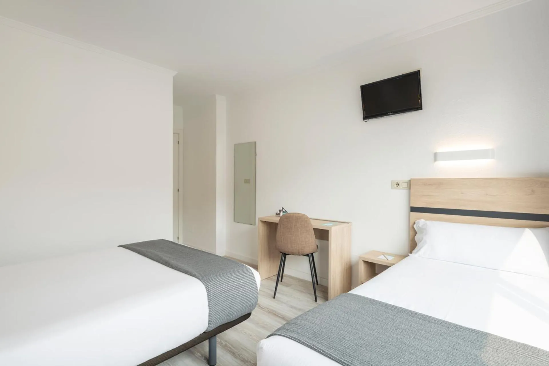 Bed in Hotel Alda Camiño Inglés