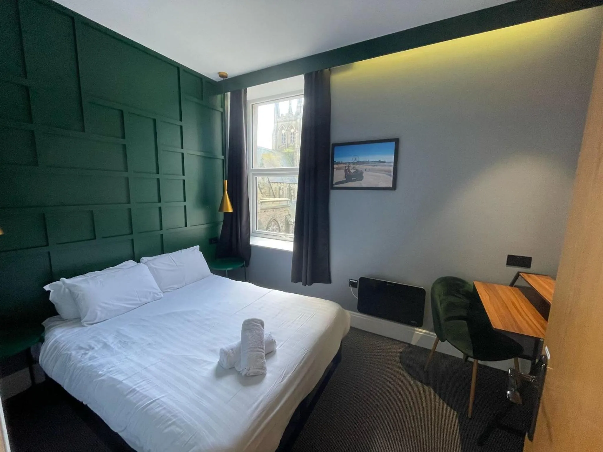 Bedroom, Bed in The Luxury Penthouse by Sasco Apartments