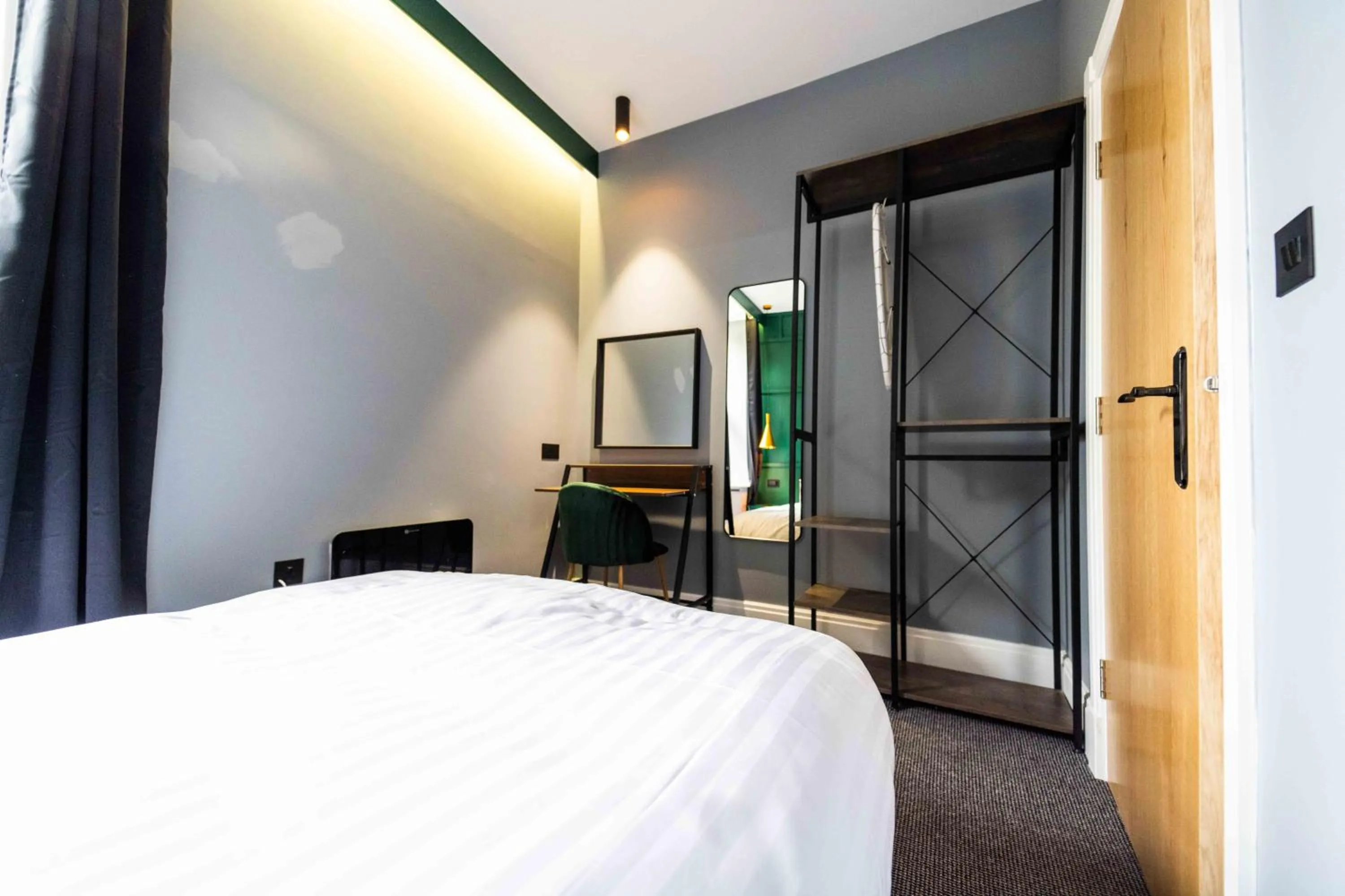 Bedroom, Bed in The Luxury Penthouse by Sasco Apartments