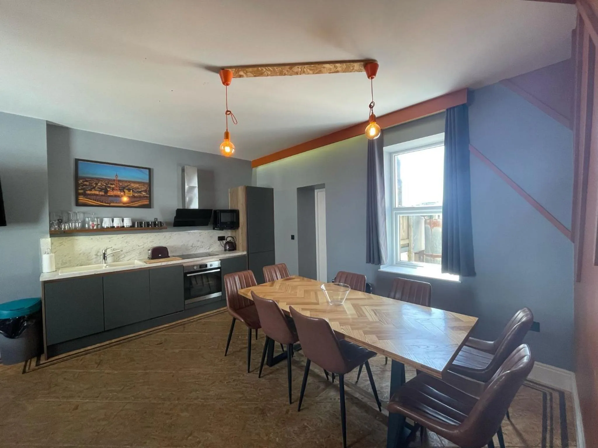 Kitchen or kitchenette in The Luxury Penthouse by Sasco Apartments