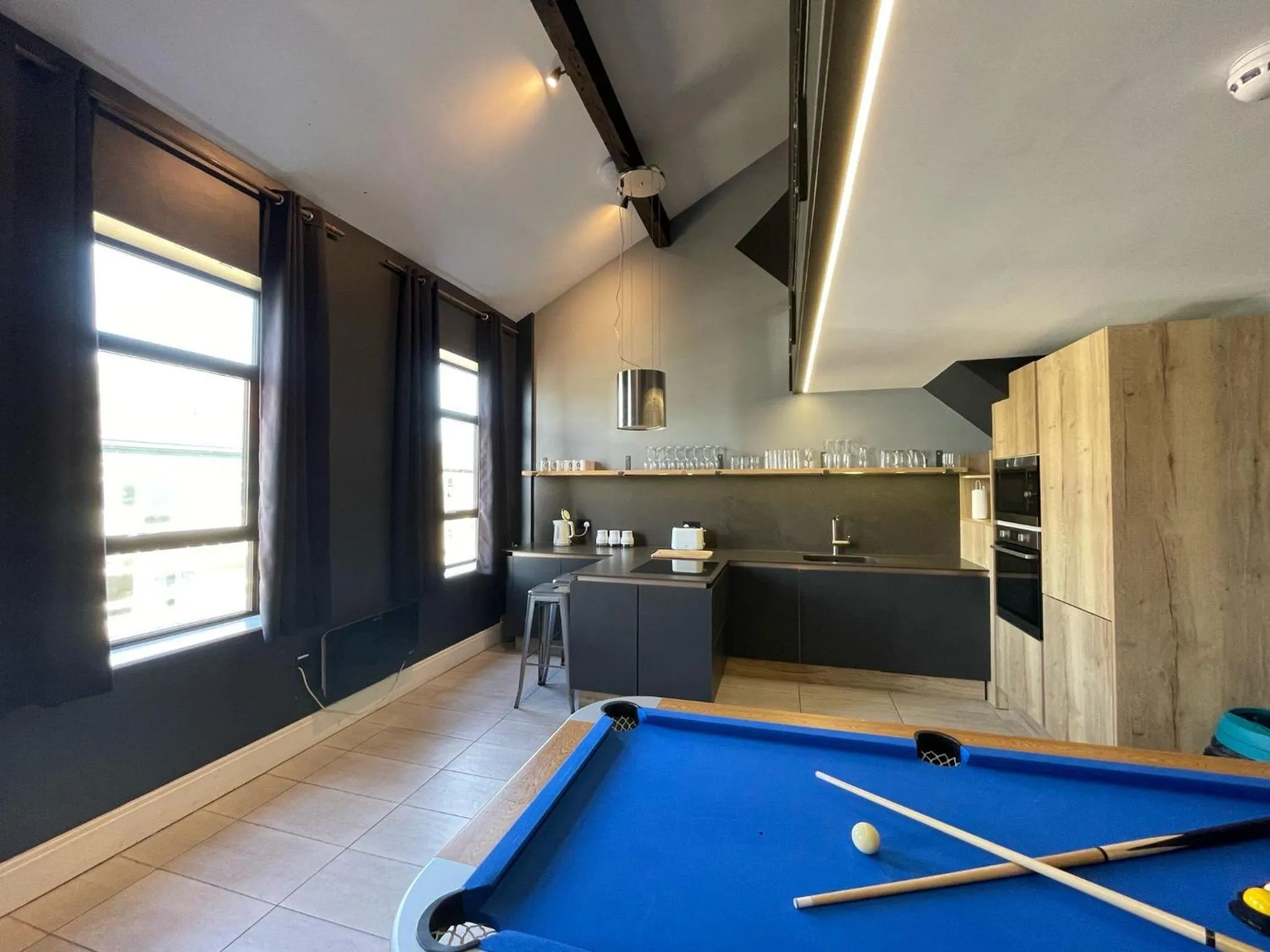 Kitchen or kitchenette in The Luxury Penthouse by Sasco Apartments