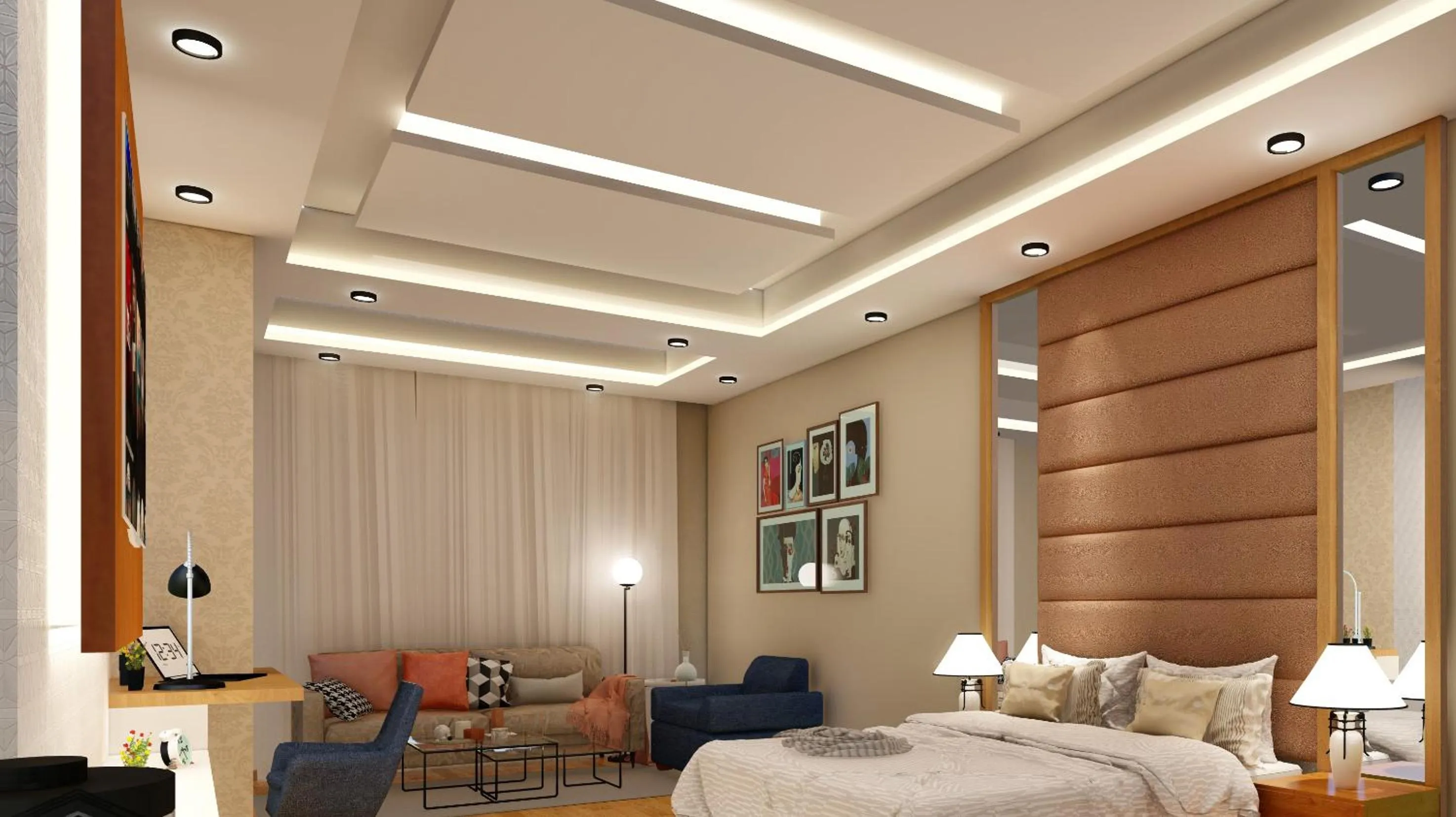 Communal lounge/ TV room, Bed in Effotel By Sayaji Dehradun