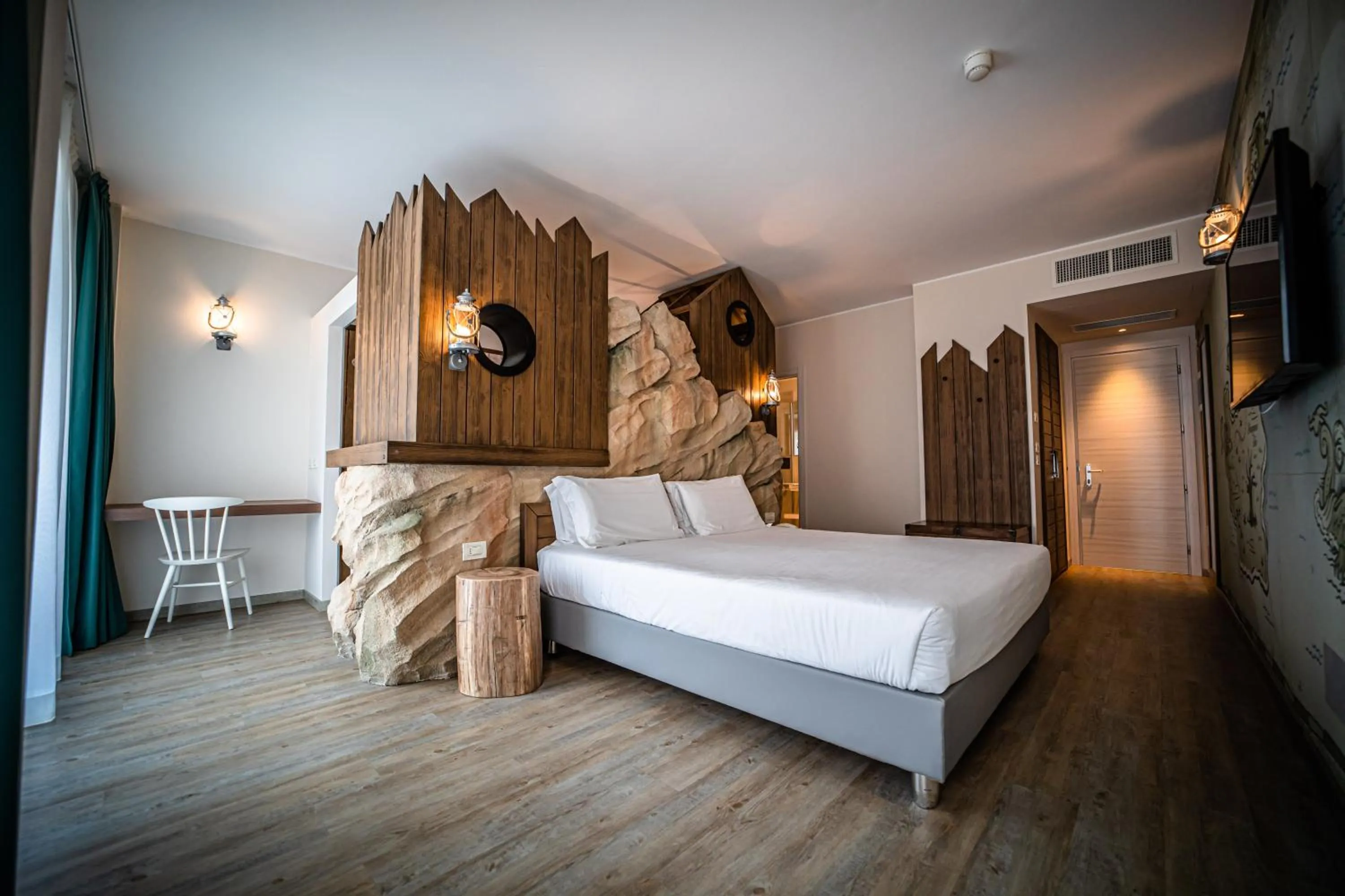 Bed in Hotel San Michele