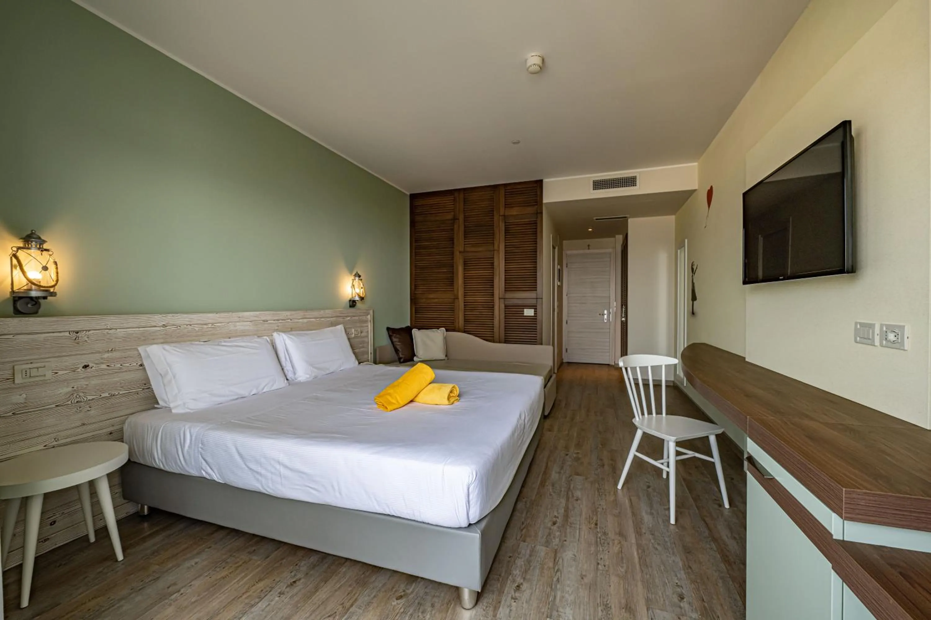 Bedroom, Bed in Hotel San Michele