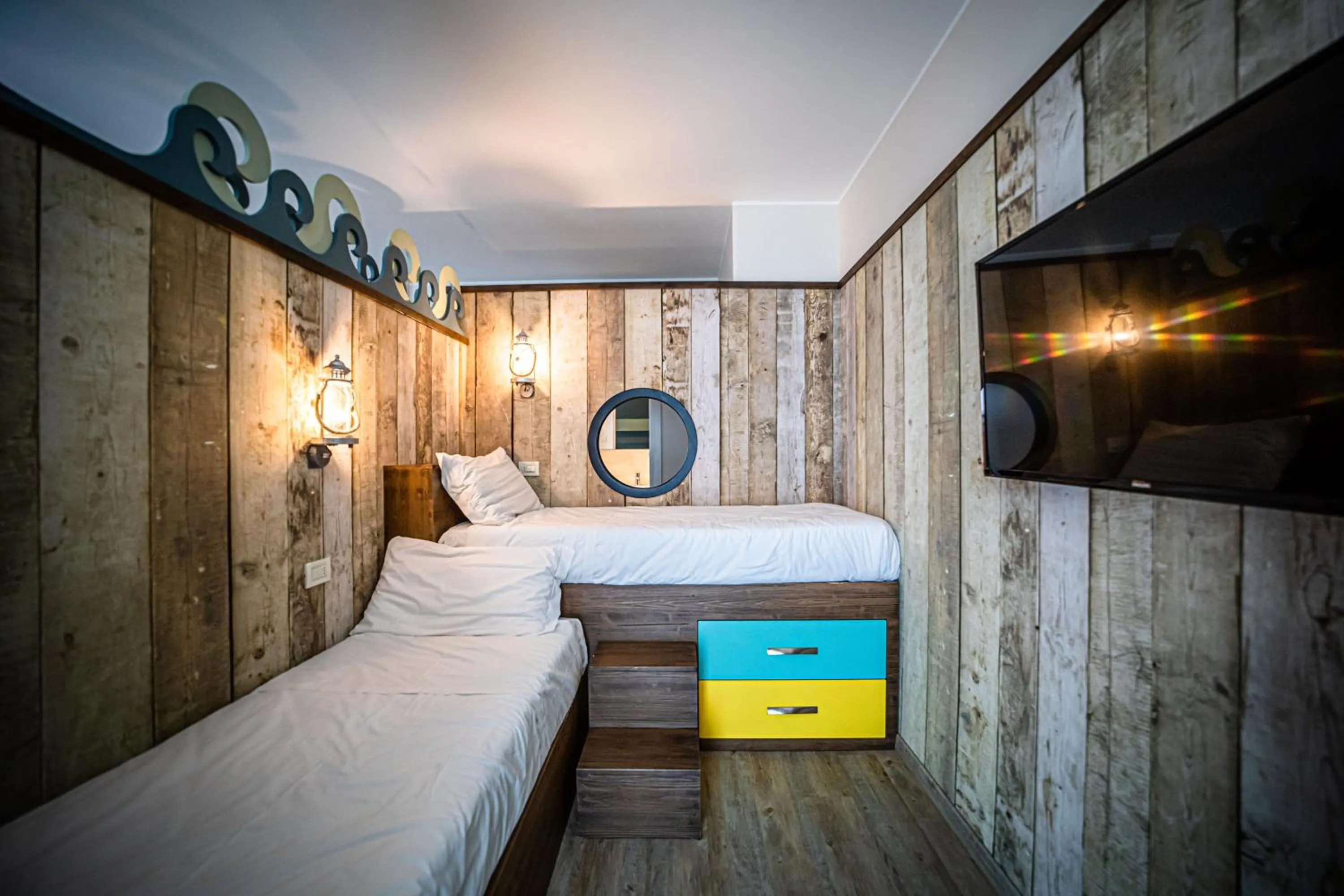 Bed in Hotel San Michele