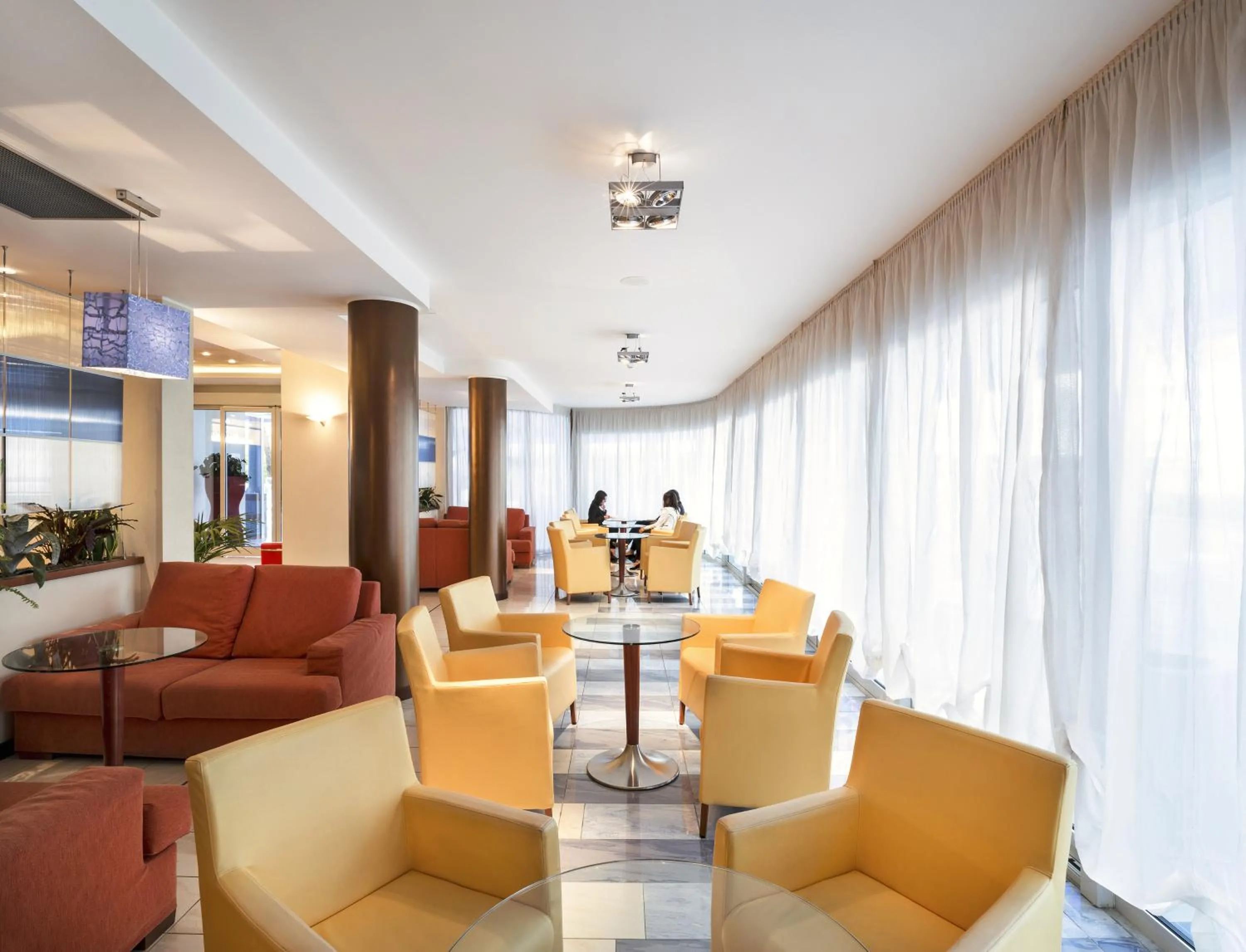 Communal lounge/ TV room in Hotel San Michele