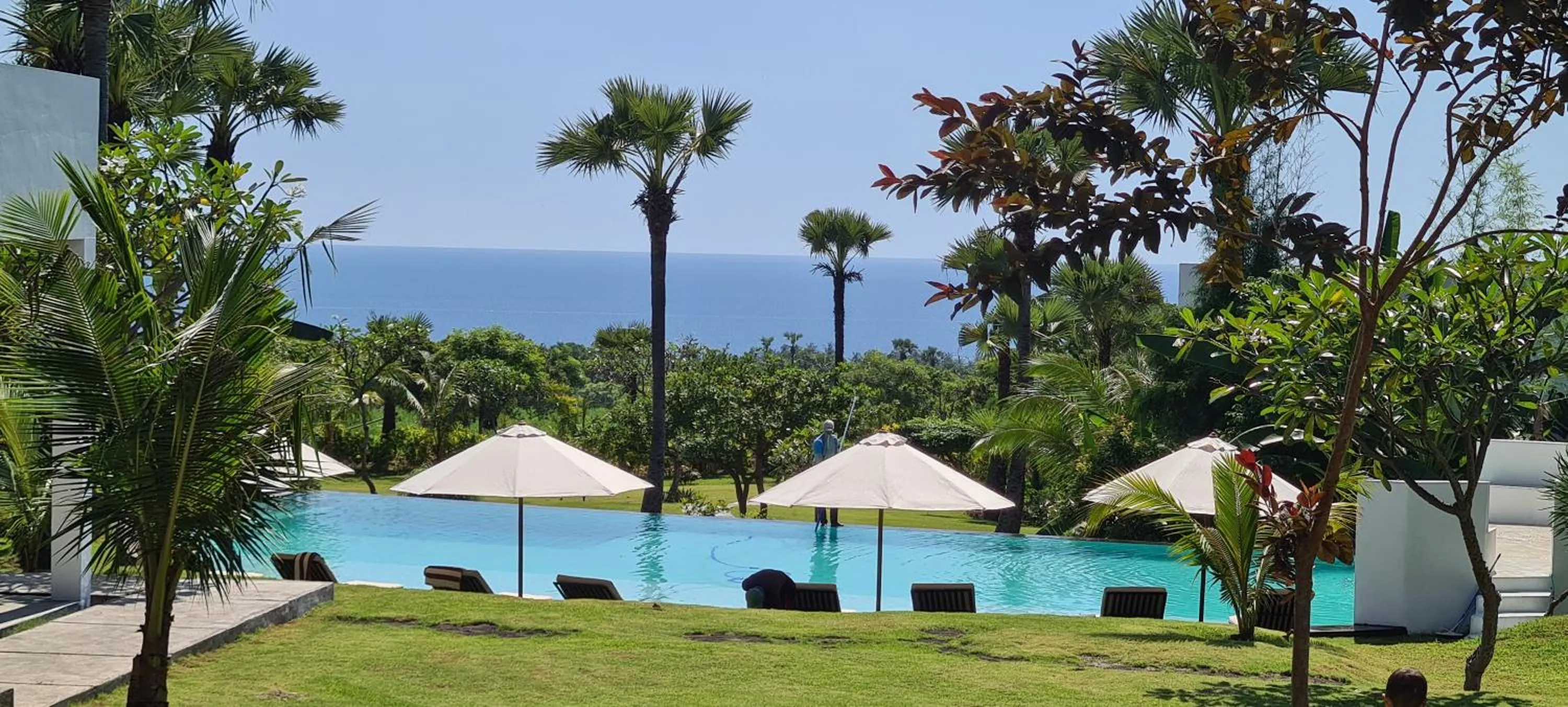 Pool view in Palm Springs Bali Dive Resort