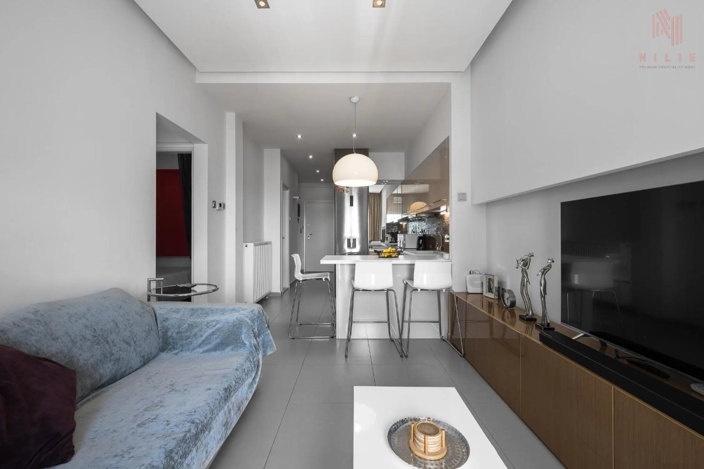 TV and multimedia in Awesome Sea View, Nilie Hospitality MGMT