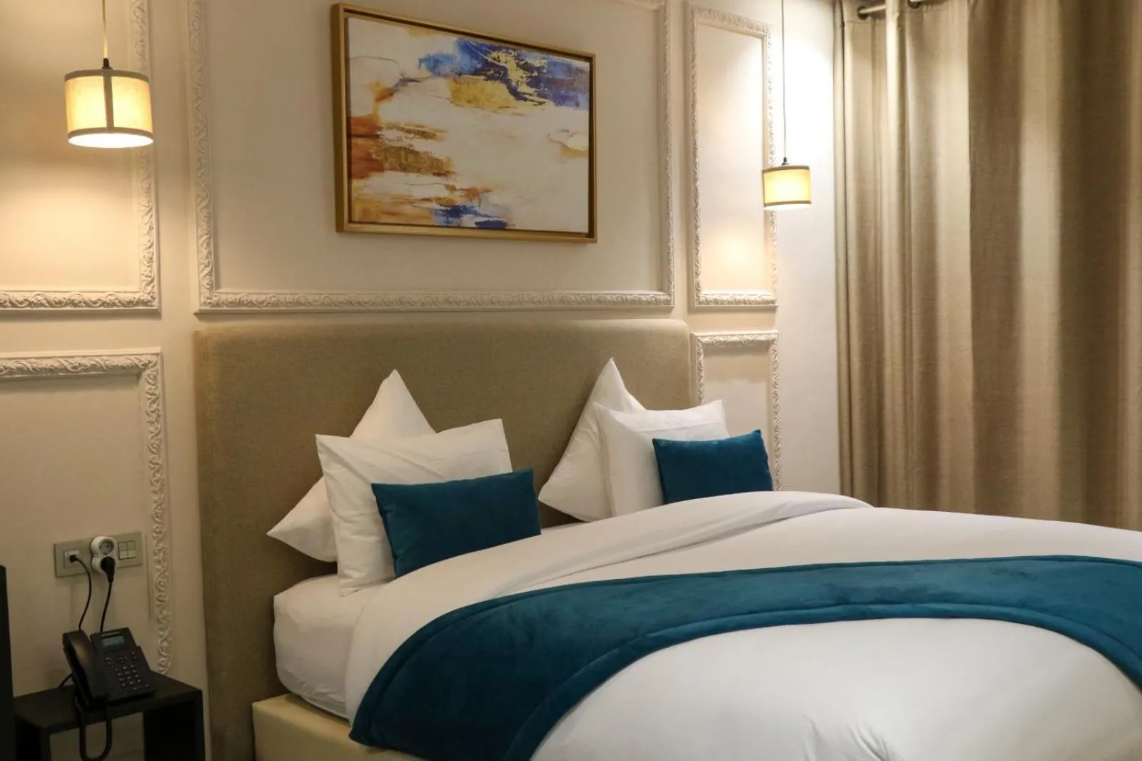 Bed in Dakhla Boarding Hotel & Restaurant