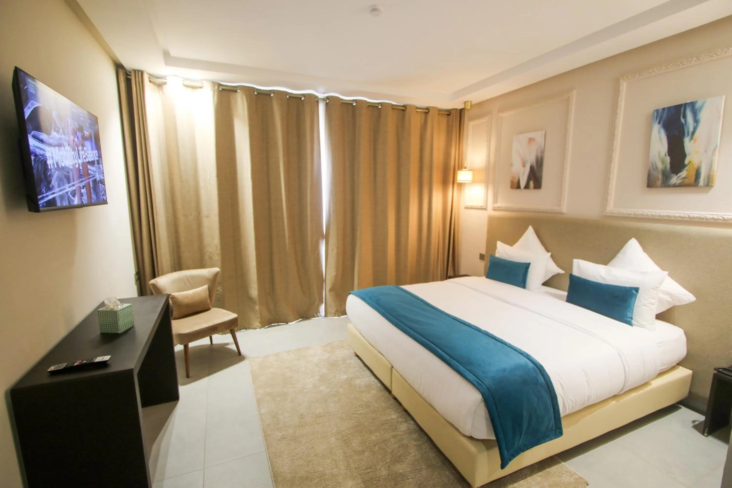 Bed in Dakhla Boarding Hotel & Restaurant