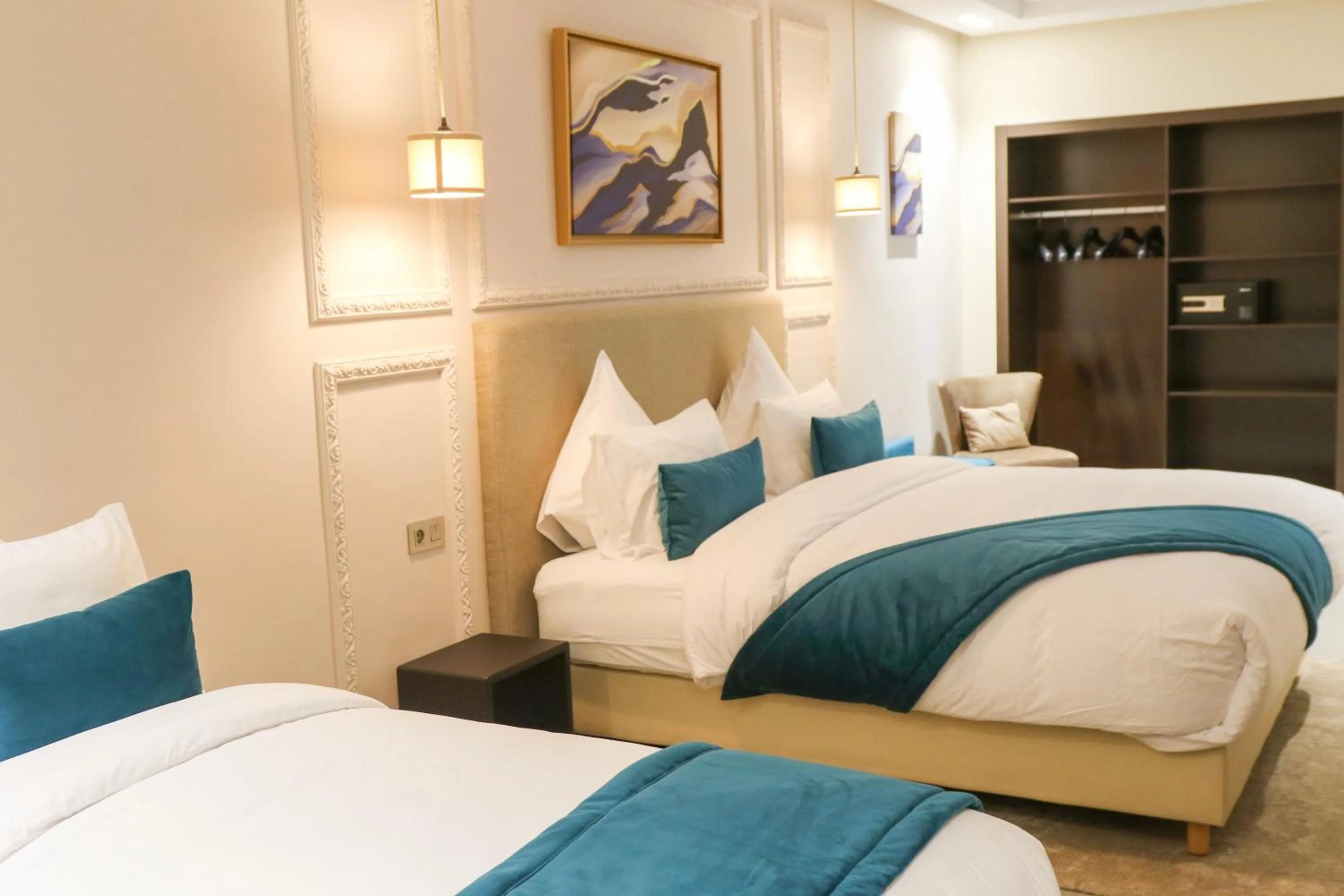 Bed in Dakhla Boarding Hotel & Restaurant