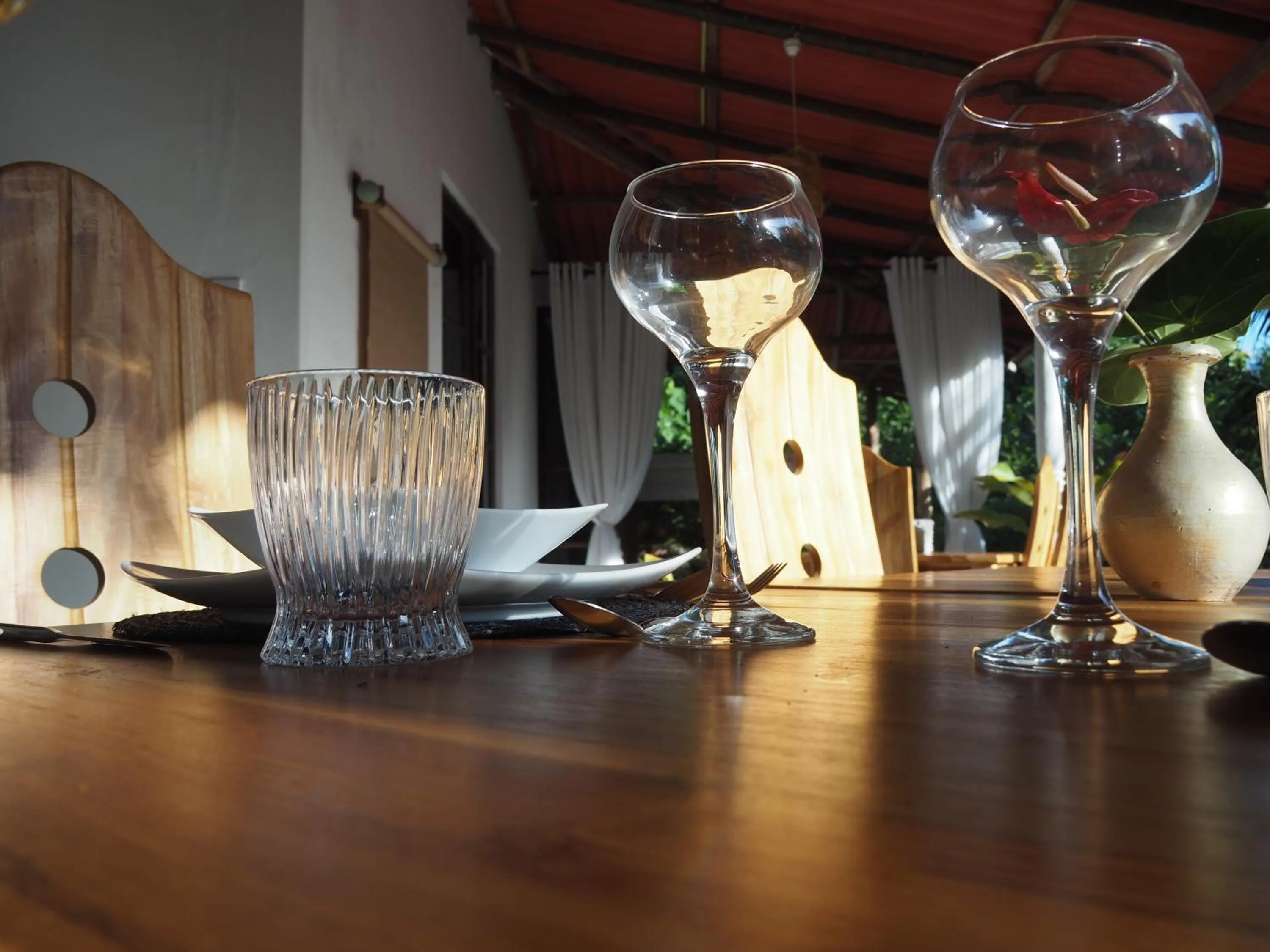 Restaurant/places to eat in Villa Lyvie ayurvedic hotel