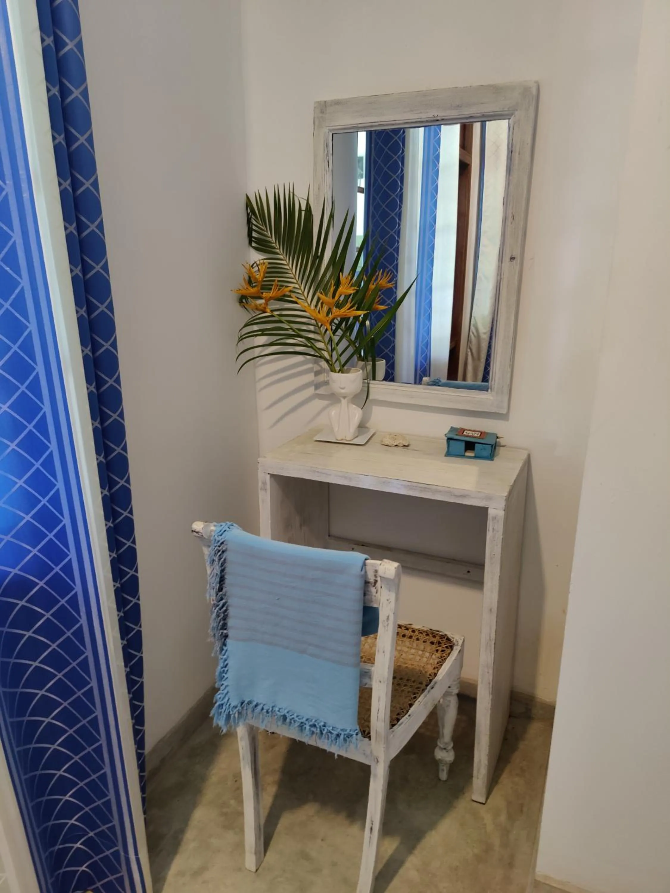 Bedroom in Villa Lyvie ayurvedic hotel