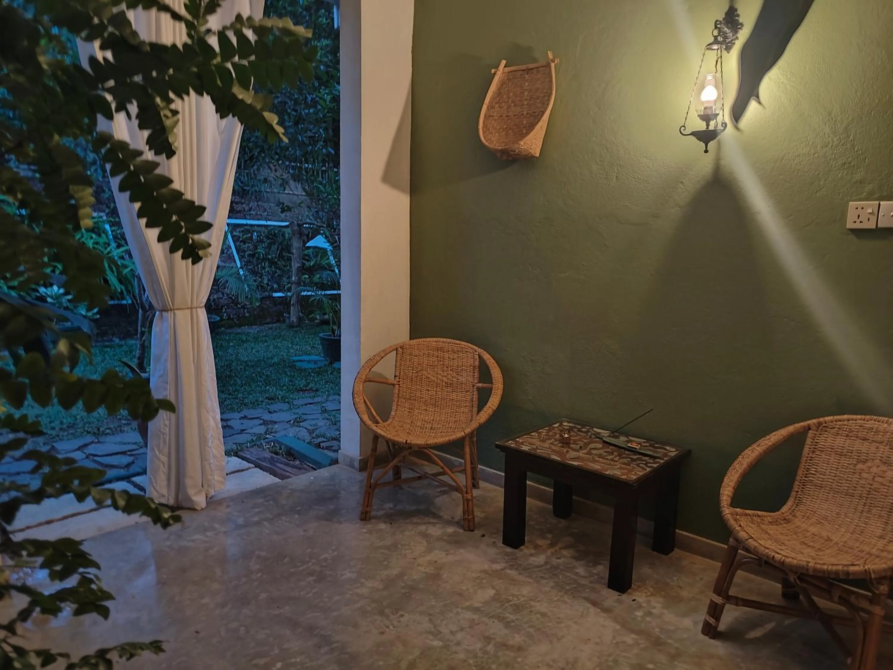 Patio in Villa Lyvie ayurvedic hotel