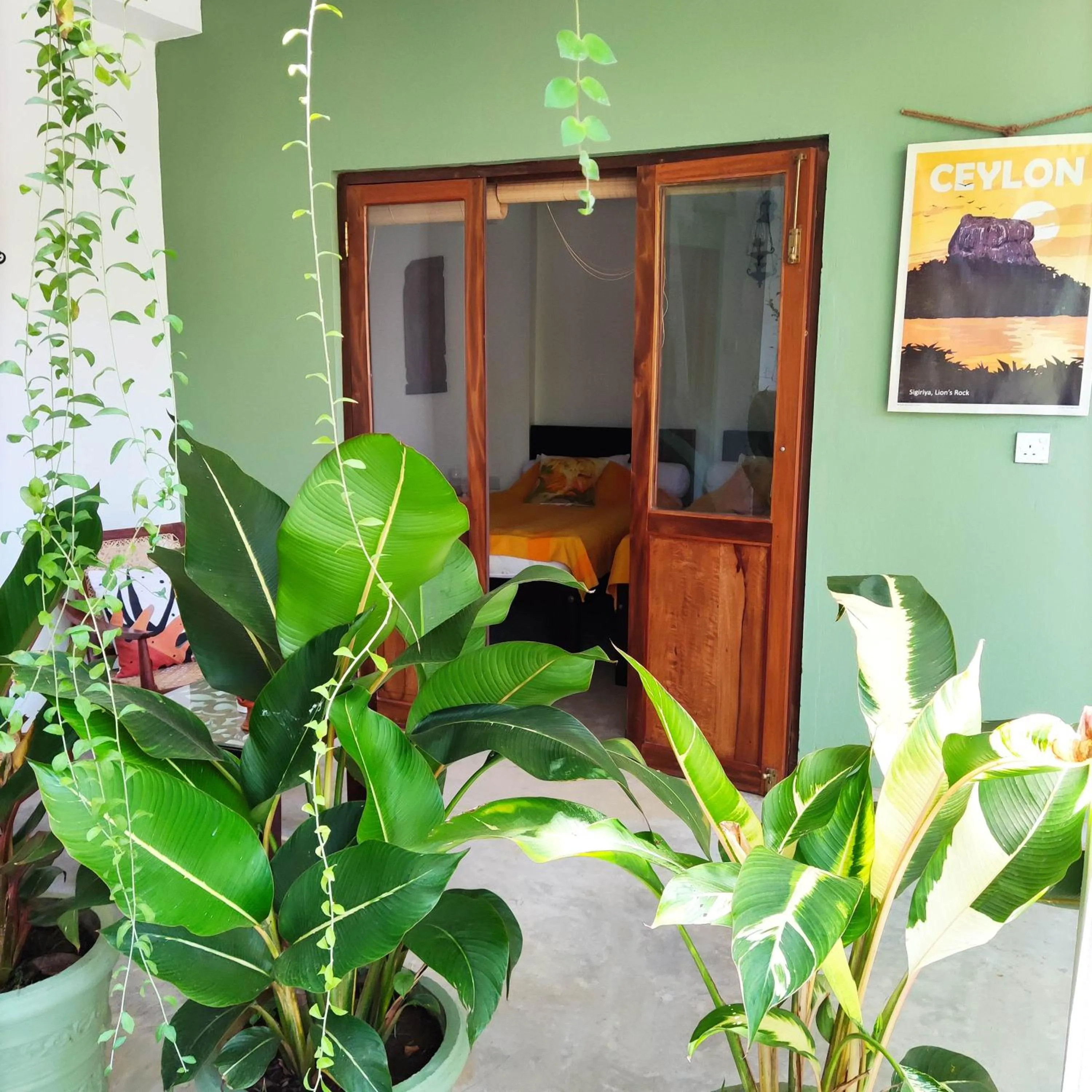 Patio in Villa Lyvie ayurvedic hotel