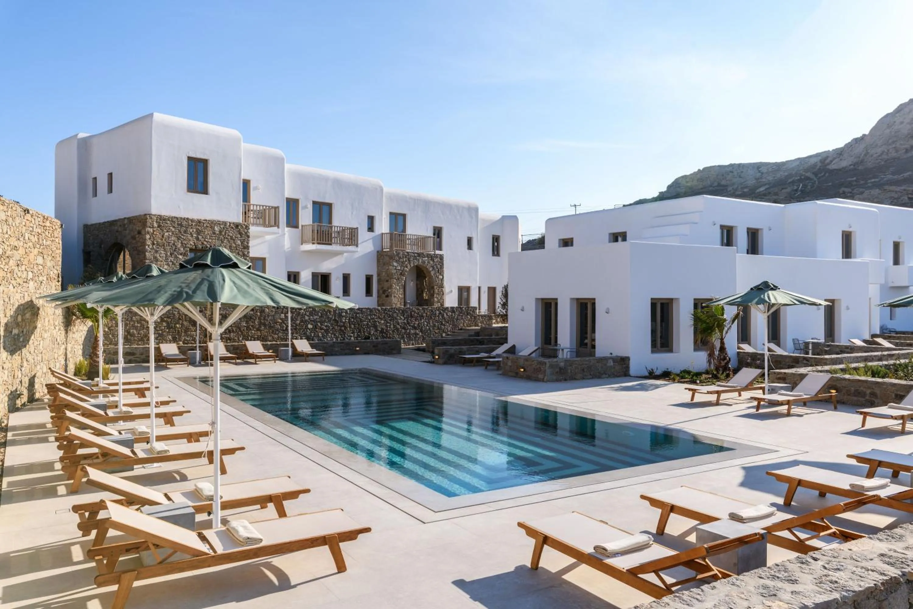 Swimming pool in Camarades Mykonos