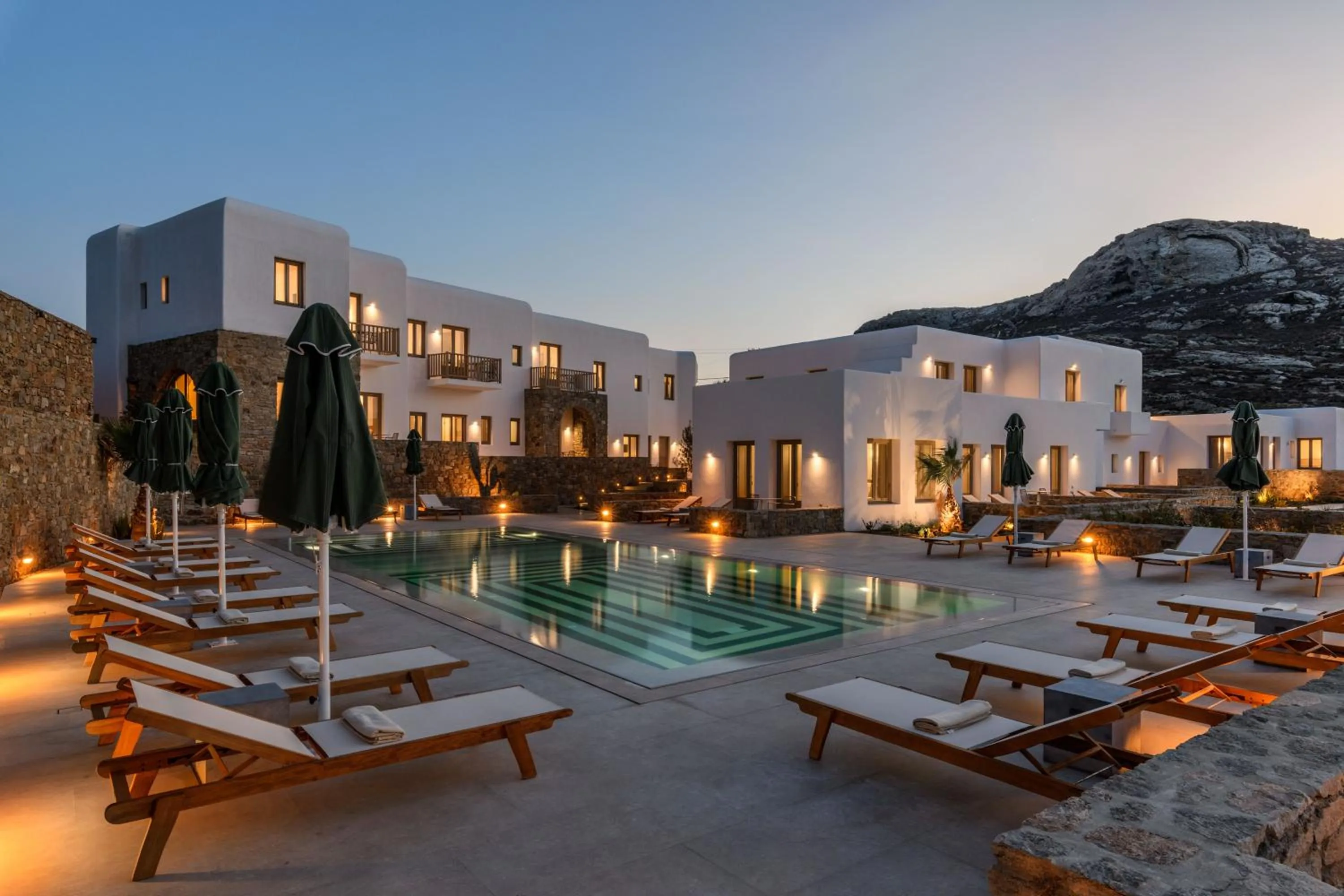 Swimming pool in Camarades Mykonos