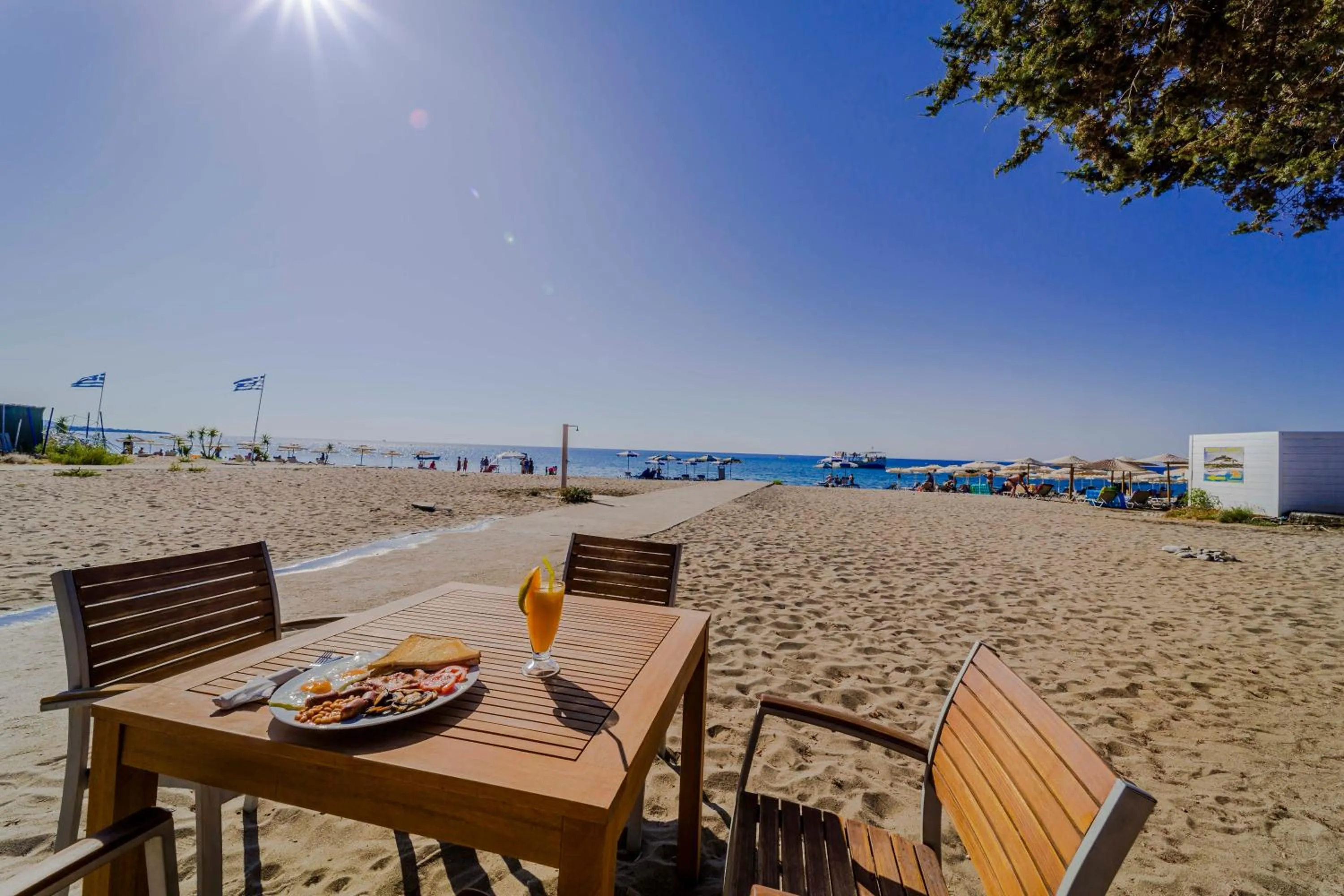 Sea view in Amaryllis front beach hotel