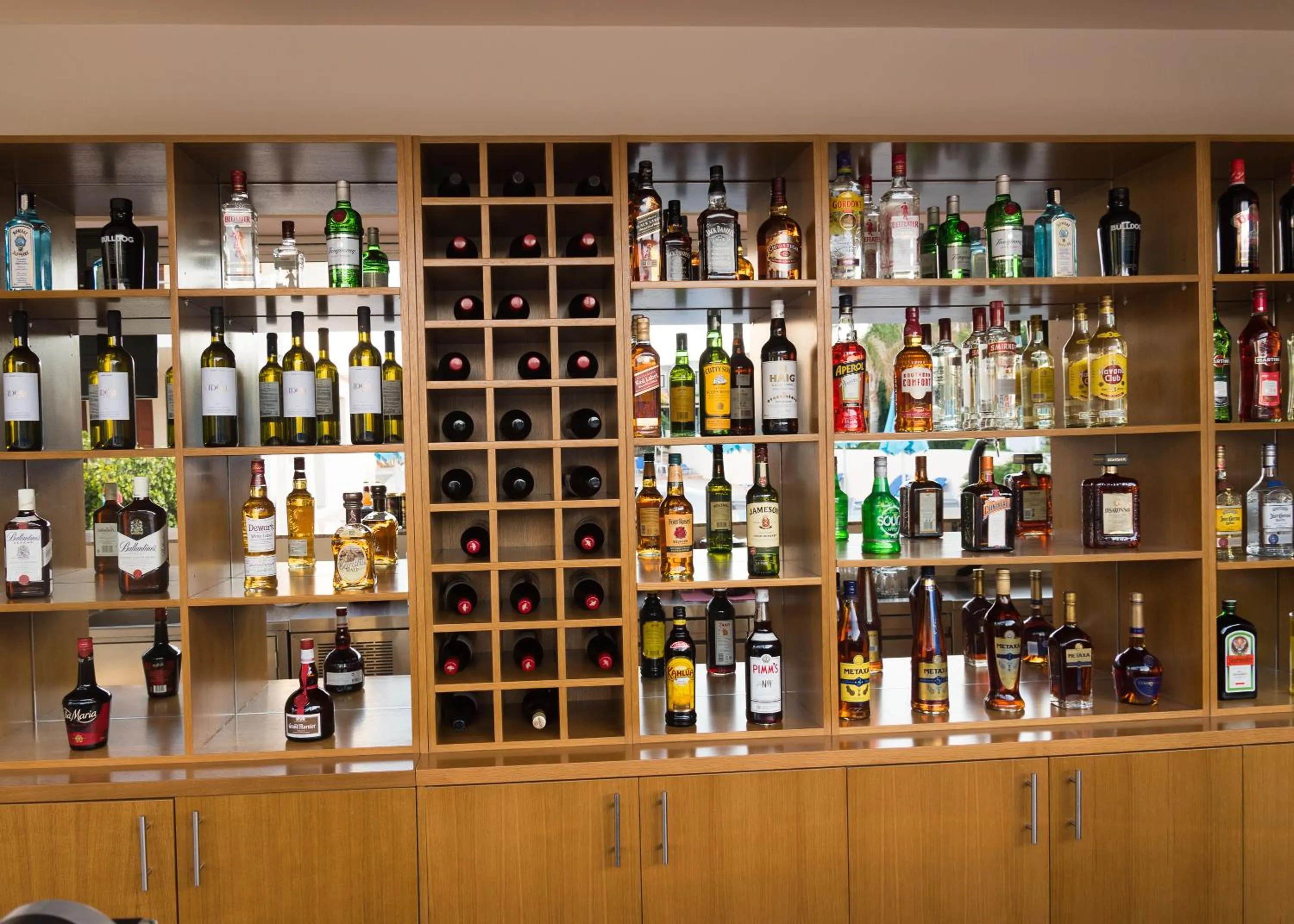 Lounge or bar in Amaryllis front beach hotel