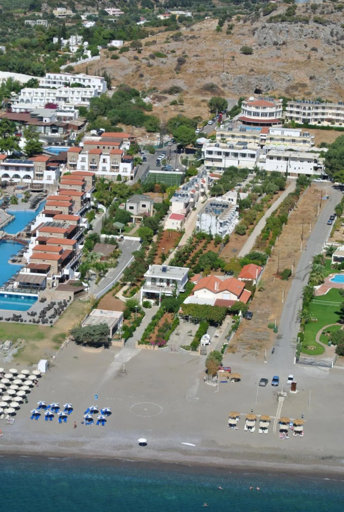 Natural landscape in Amaryllis front beach hotel