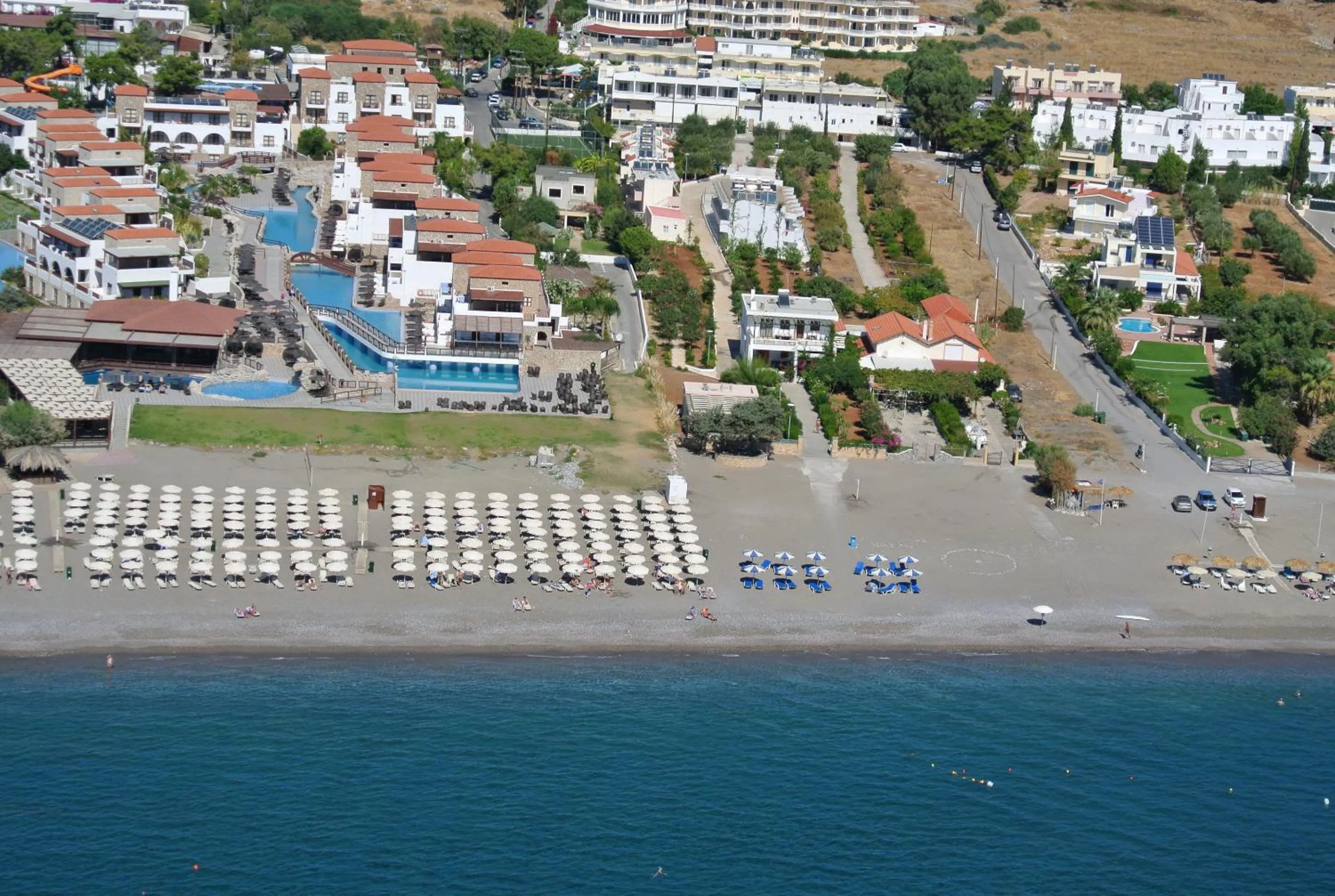 Bird's eye view in Amaryllis front beach hotel
