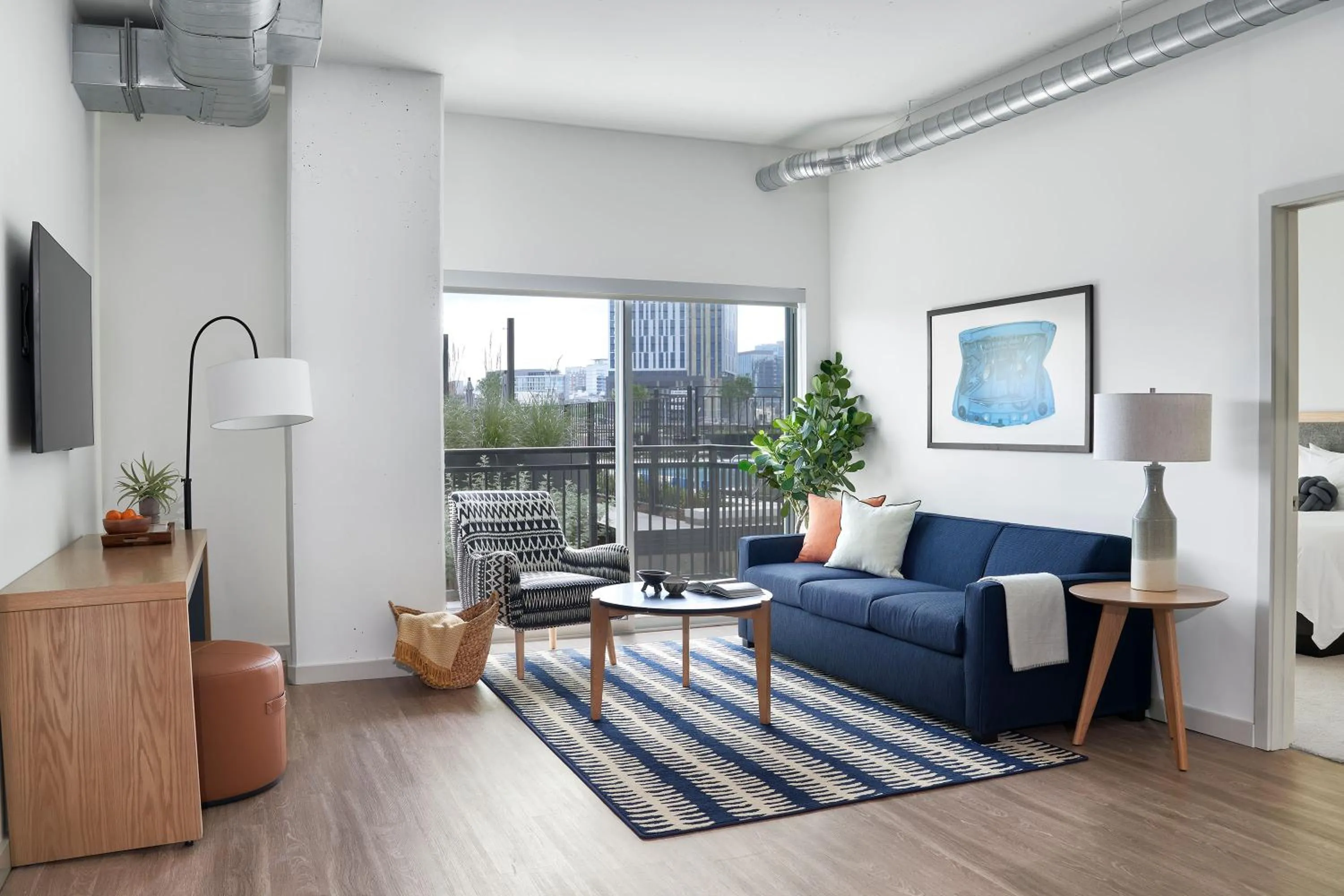 Living room in Sentral SoBro